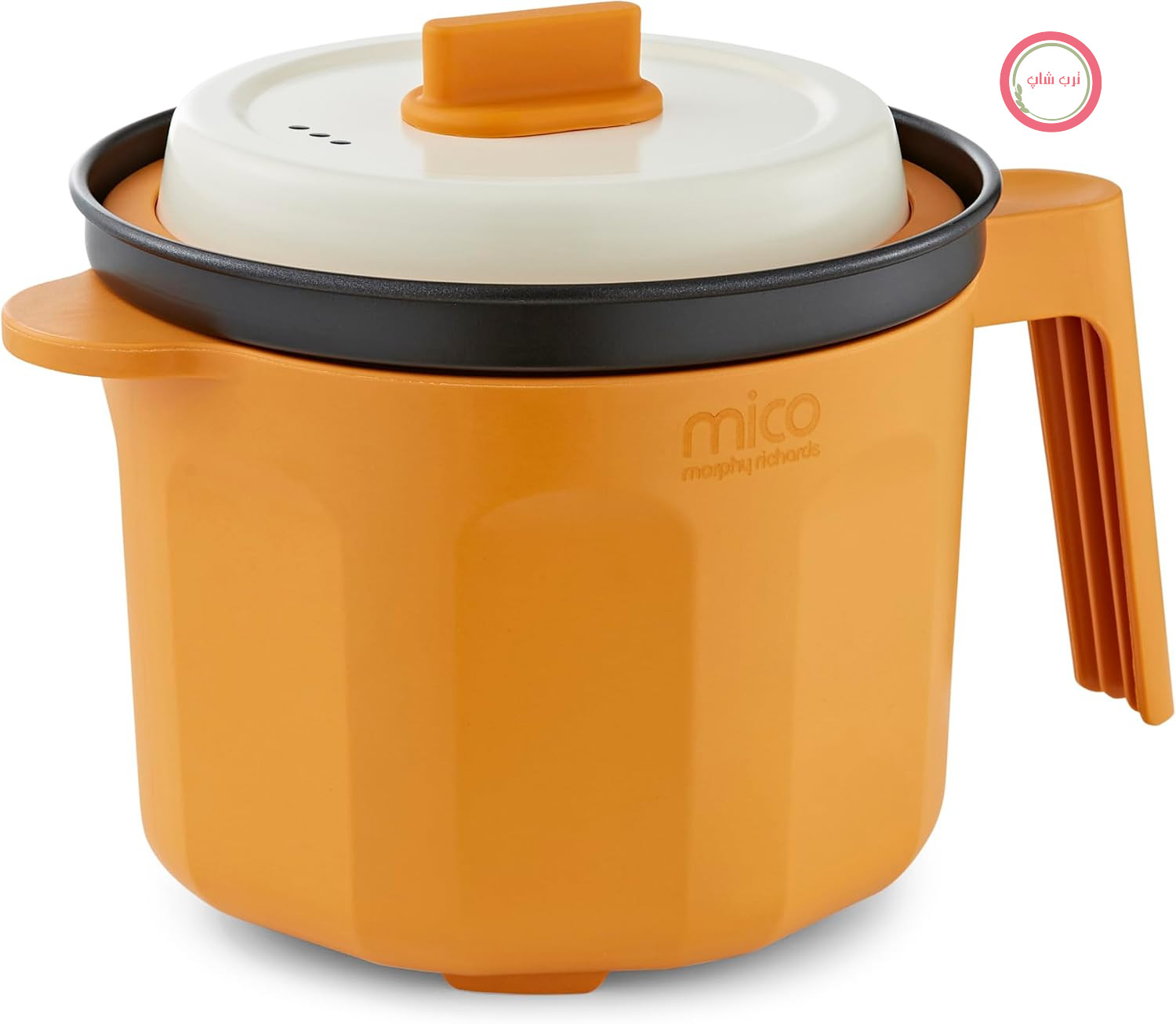 قابلمه Morphy Richards MICO 511650 با درب، ۱.۲ لیتر، مناسب مایکروویو، چند منظوره، نگهداری آسان، روکش نچسب، بادوام، غذای سالم، سوپ، غذاهای بخارپز