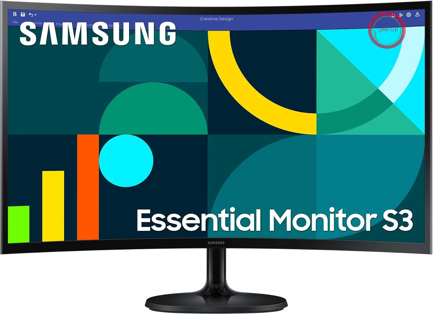 مانیتور منحنی سامسونگ S36GD Essential، 27 اینچ، صفحه نمایش کامپیوتر با پنل VA، وضوح تصویر Full HD، زمان پاسخگویی 4 میلی‌ثانیه، نرخ تازه‌سازی 100 هرتز، صرفه‌جویی اقتصادی پلاس، بدون سوسو زدن، مشکی، S27D364GAU