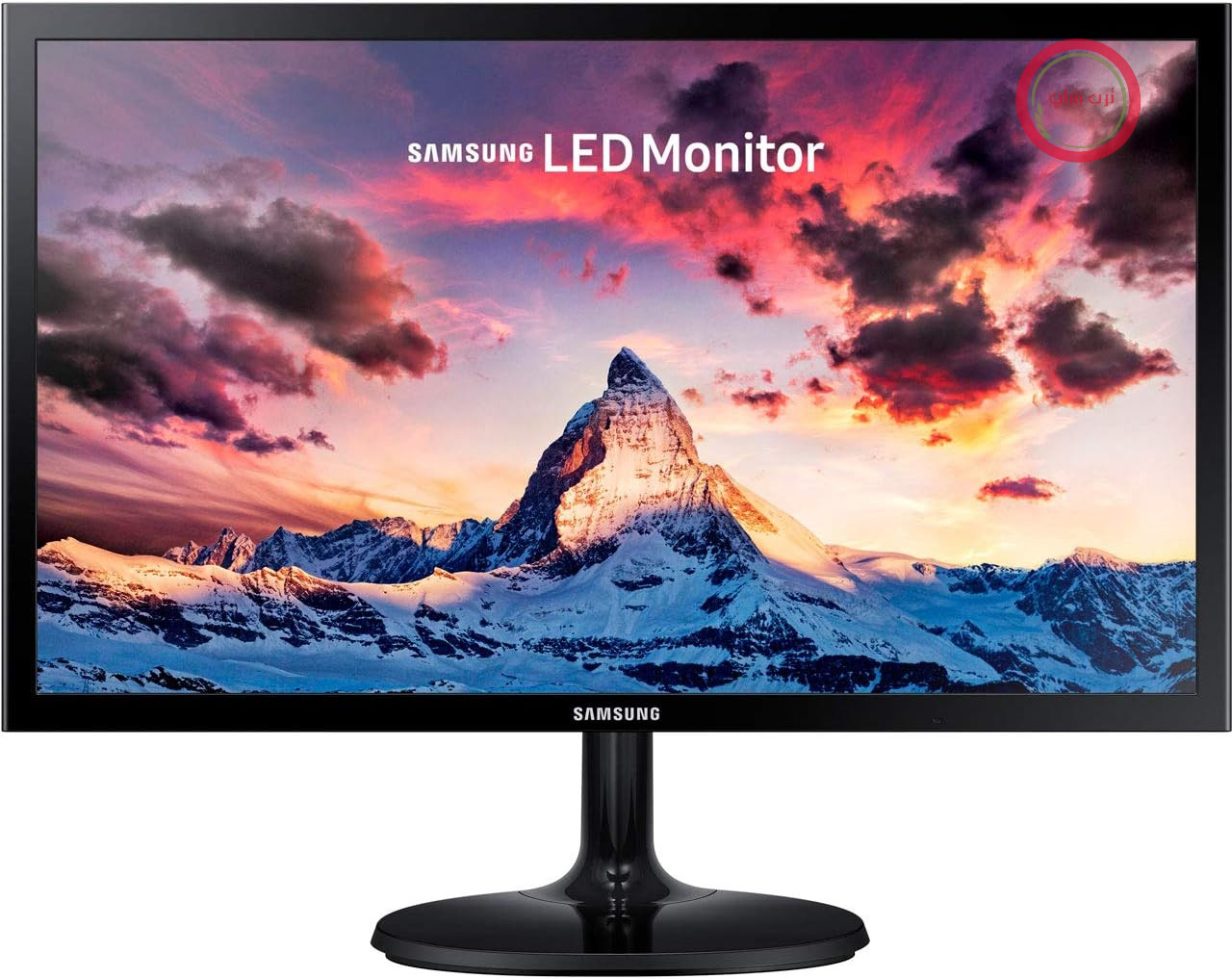 مانیتور سامسونگ Samsung مدل S24F350FHU با ابعاد ۶۱ سانتی‌متر (۲۴ اینچ) و کیفیت Full HD (نسبت تصویر ۱۶:۹، زمان پاسخگویی ۴ میلی‌ثانیه، VGA و HDMI)، مشکی براق