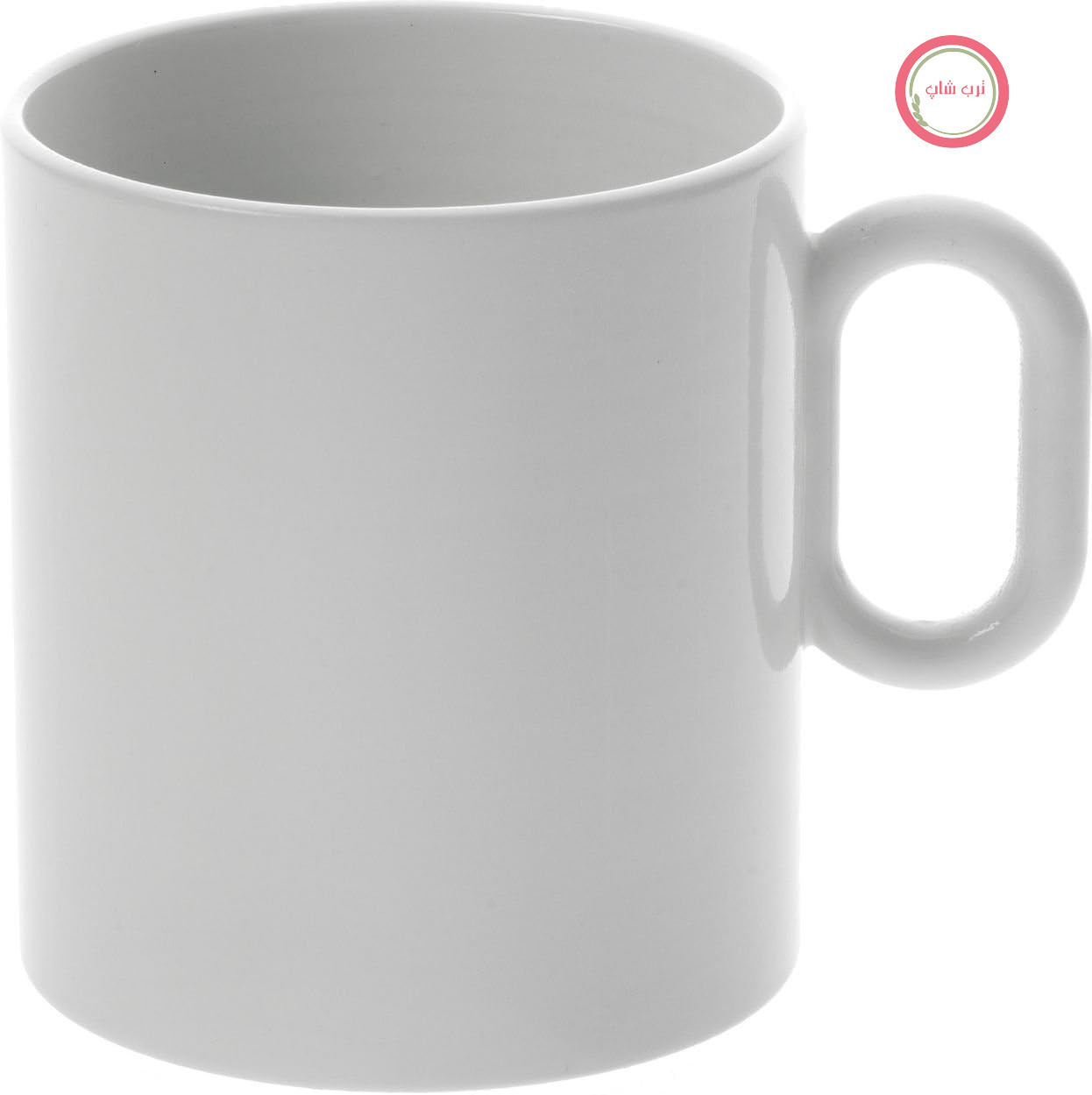 ماگ، ۴ تکه، چینی، سفید، مدل Alessi MW01/89، پوشیده