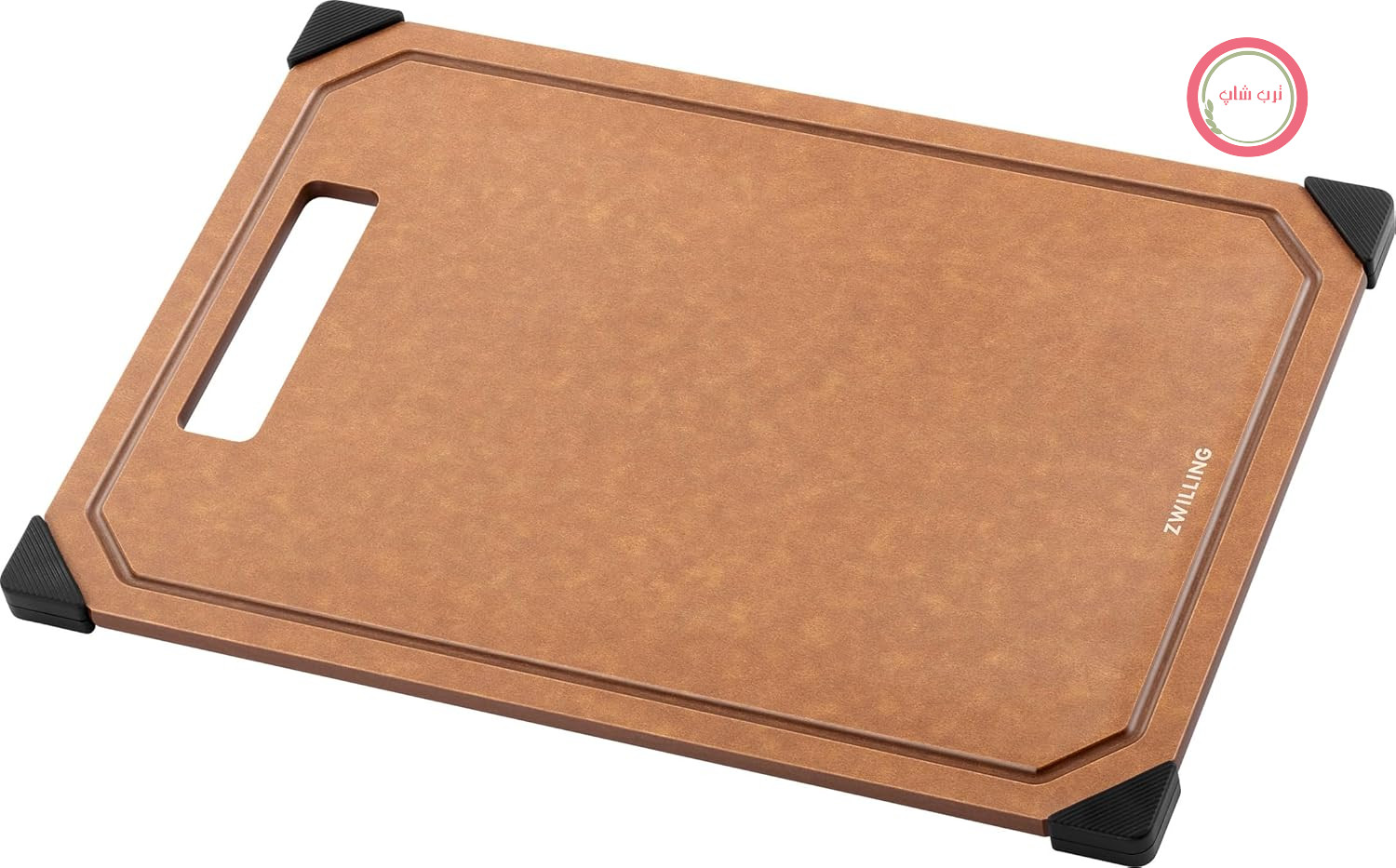 صفحه‌ی برش ZWILLING مدل Z1031-038 - ساخته شده از الیاف چوب - قهوه‌ای - ابعاد متوسط - برای چای - مقاوم در برابر خراش - قابل شستشو با ماشین