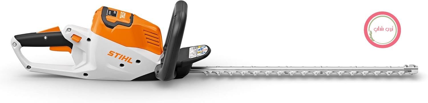شمشاد زن ماشین اصلاح پرچین بی‌سیم Stihl HSA 50، باتری AK 10، شارژر AL 101، طول برش 50 سانتی‌متر، سفید