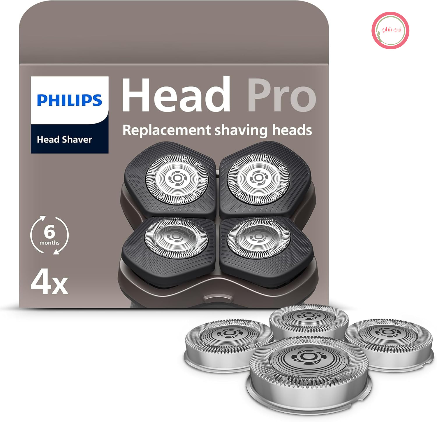 سری‌های اصلاح اصلی فیلیپس سازگار با ریش‌تراش‌های فیلیپس پرو HS5980، HS7980 و HS9980، تیغه‌های خود تیز شونده ComfortCut، مناسب برای پوست، بسته 4 عددی، مدل HS740/15