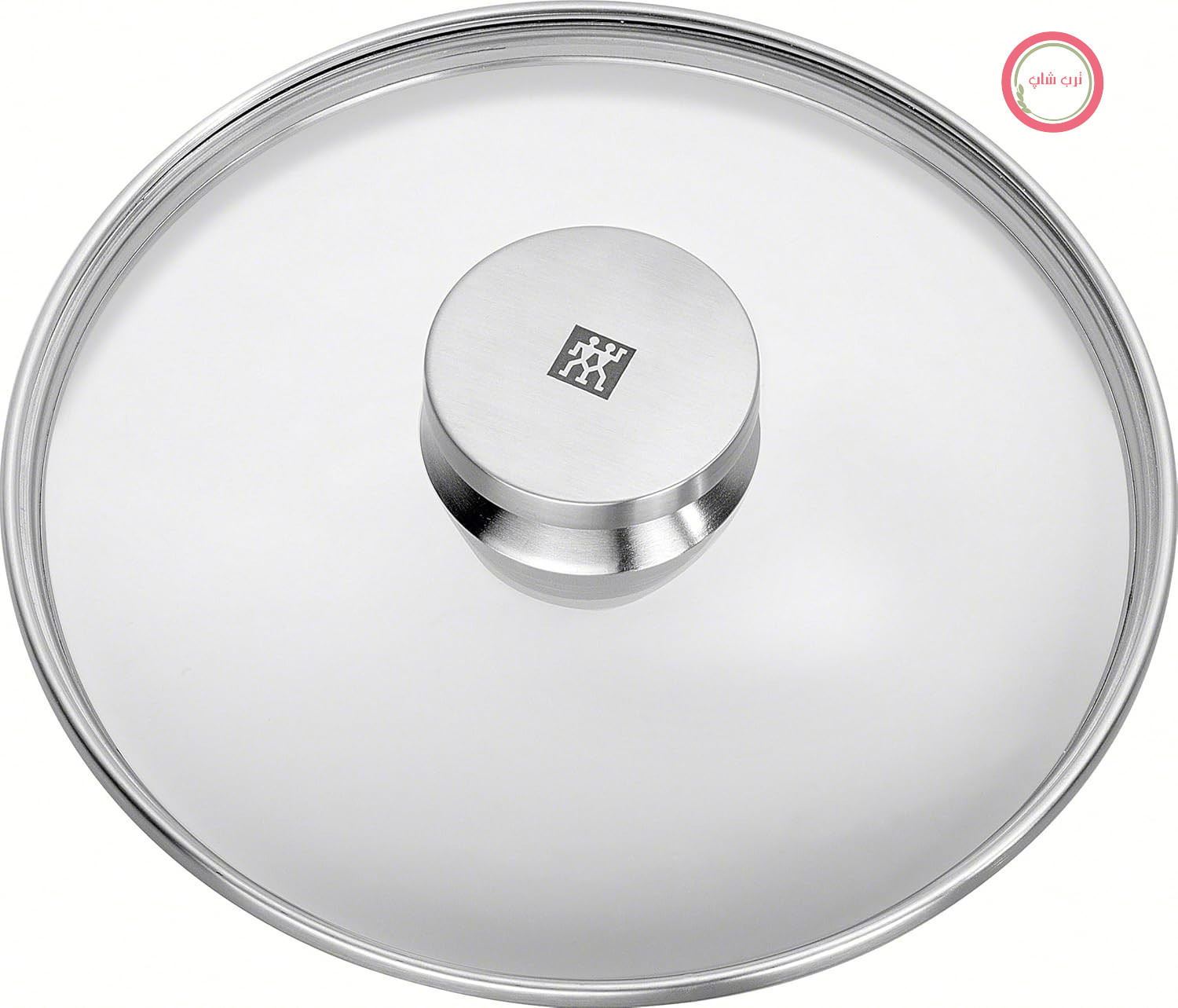 ظرف درب شیشه‌ای ZWILLING مدل Twin Specials - ۲۱ سانتی‌متر - جنس شیشه و استیل ضد زنگ - رنگ نقره‌ای