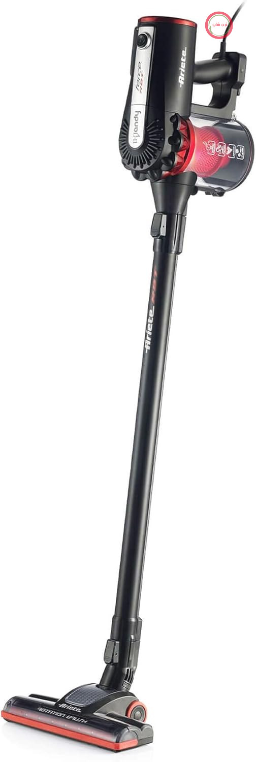 جاروبرقی Ariete 2759 Handy Force RBT، جاروبرقی، جاروبرقی 2 در 1 و جاروبرقی خرده نان، برس موتوری با چراغ LED، فناوری سیکلون بدون کیسه، برس چند منظوره، 600 وات