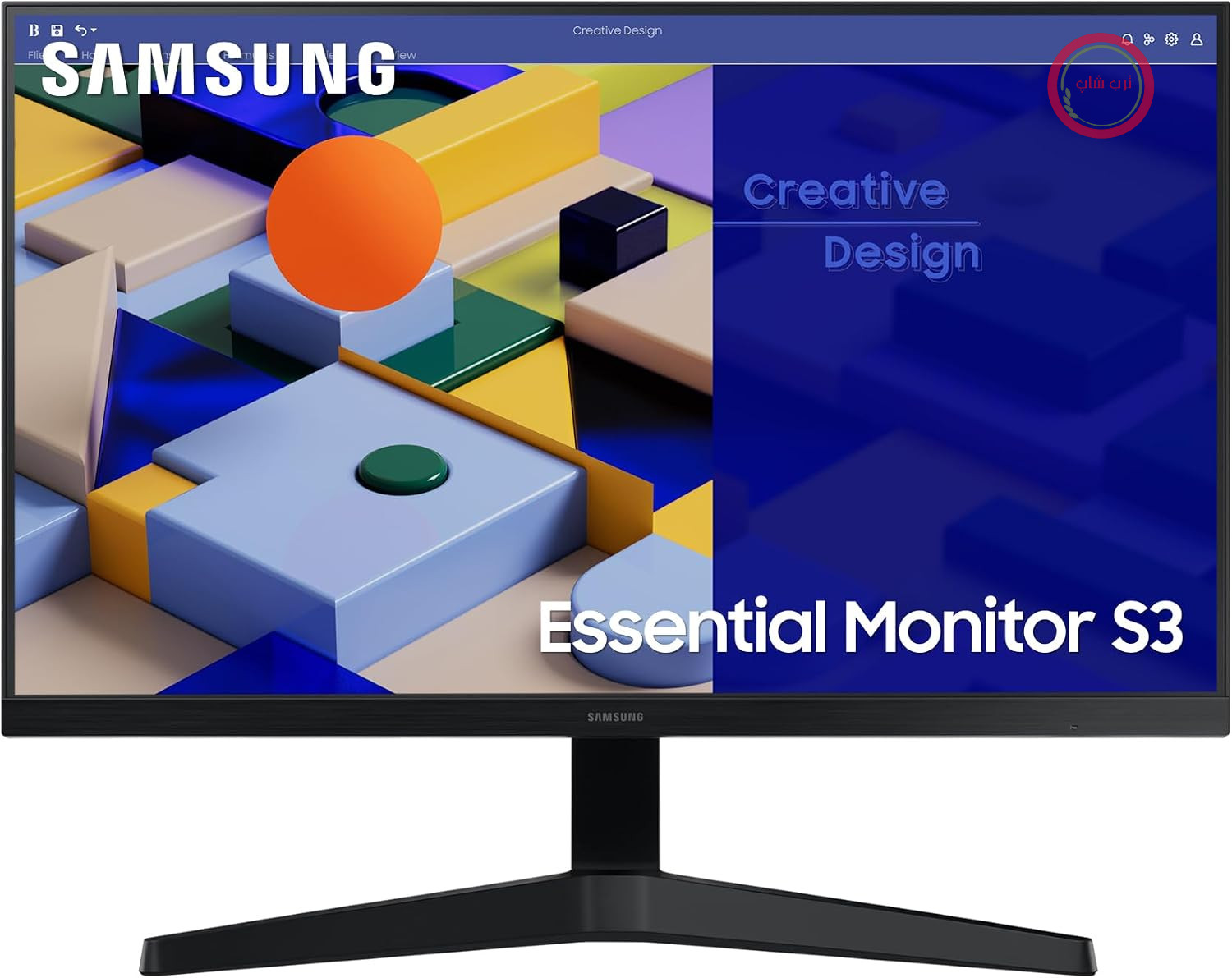 مانیتور سامسونگ Samsung مدل S31C Essential Monitor S24C314EAU، 24 اینچ، پنل IPS، وضوح تصویر Full HD، فناوری Eco Saving Plus، فناوری AMD FreeSync، زمان پاسخگویی 5 میلی‌ثانیه، نرخ تازه‌سازی 75 هرتز، مشکی