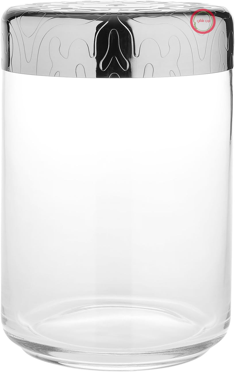 قوطی آشپزخانه شیشه‌ای طرح‌دار Alessi MW21/100، 100 سانتی‌متر