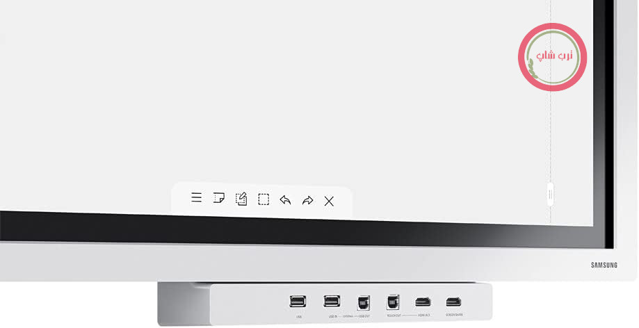 داک استیشن سامسونگ فلیپ ۲ سینی دار، سفید، NFC، USB، HDMI تک سایز
