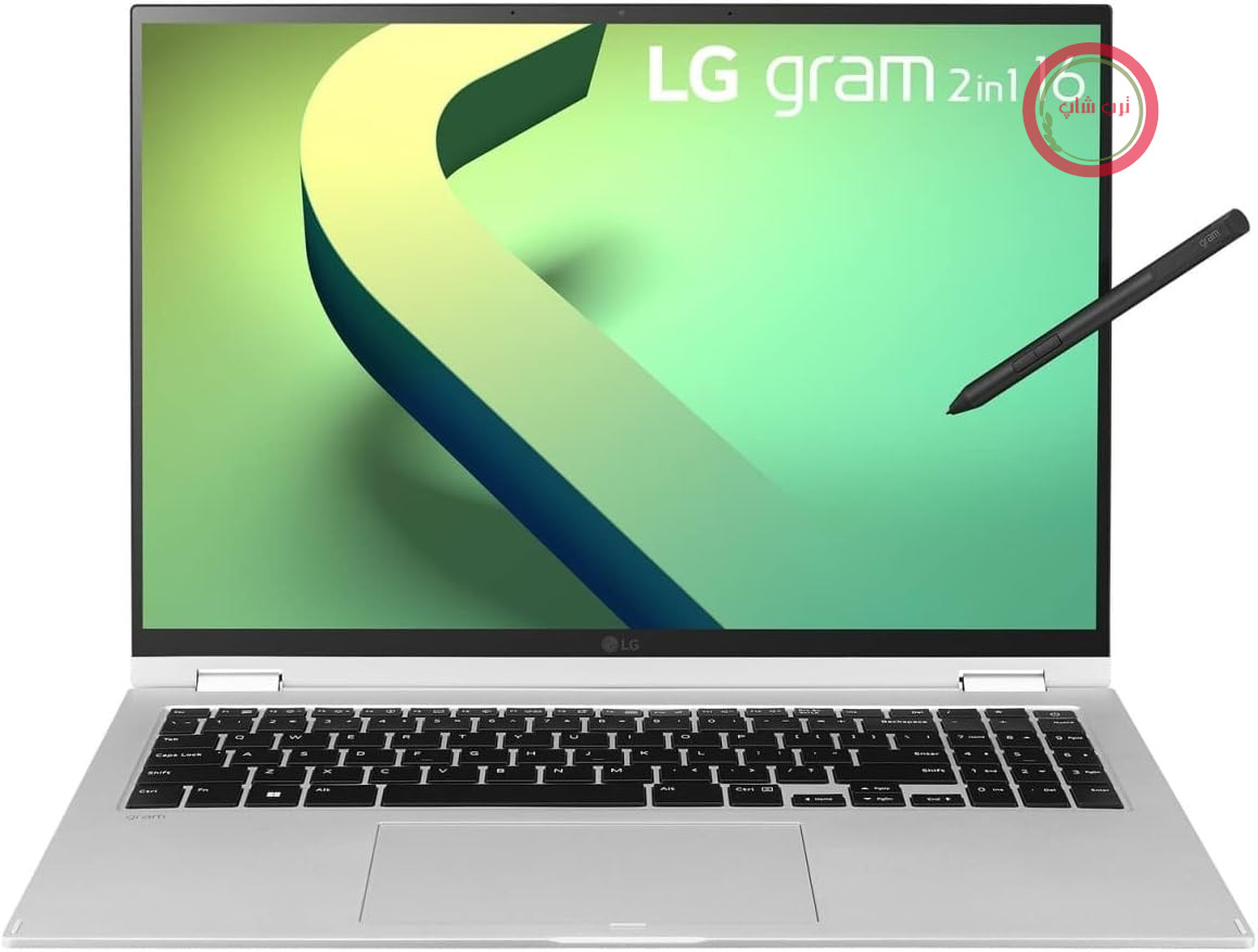 نوت بوک و تبلت تبدیل پذیر 2 در 1 فوق سبک 16 اینچی LG 2022 Zoll - 1480 گرم Intel Core i7 (16 گیگابایت رم، 1