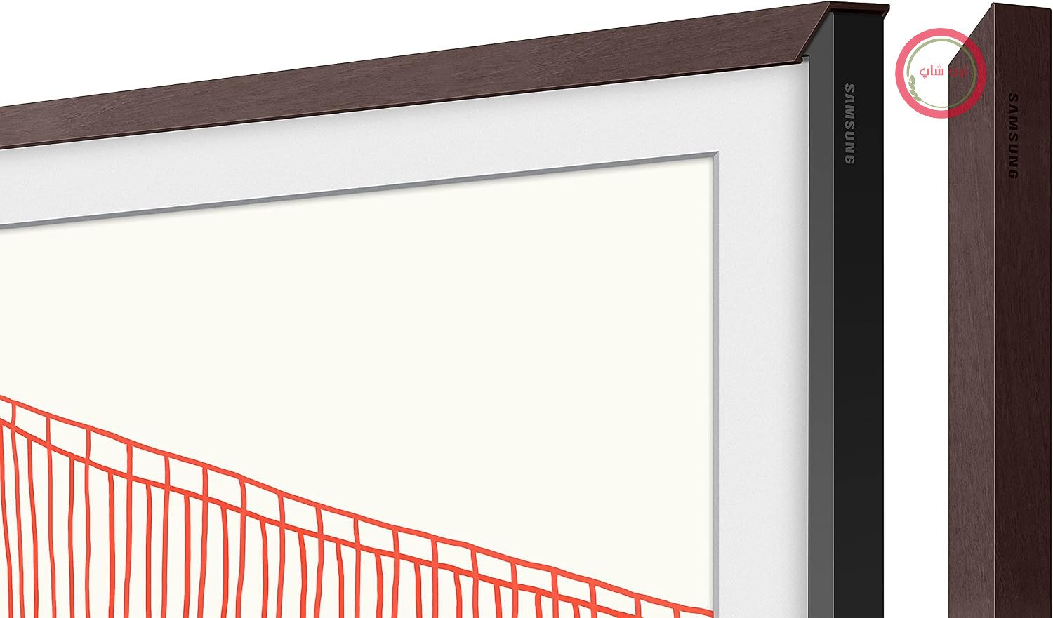 قاب تلویزیون سامسونگ مدل The Frame، سایز ۵۰ اینچ (VG-SCFA50BWBXC) به رنگ قهوه‌ای مدرن [۲۰۲۱]