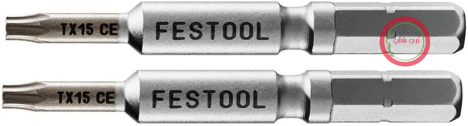 پیچ گوشتی فستول مدل Torx Bit TX 15، 50 میلی‌متر، 2 عددی - سازگار با CENTROTEC | پیچ گوشتی TX 15 با آبکاری کروم برای مونتاژ مبلمان، آشپزخانه و اتصالات