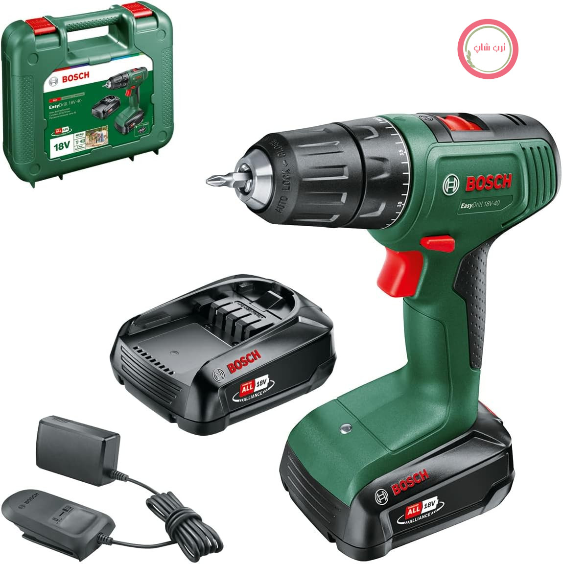 پیچ گوشتی شارژی بوش آلمان Bosch مدل EasyDrill 18V - 40 مخصوص خانه و باغ Bosch مدل 06039D8005 2