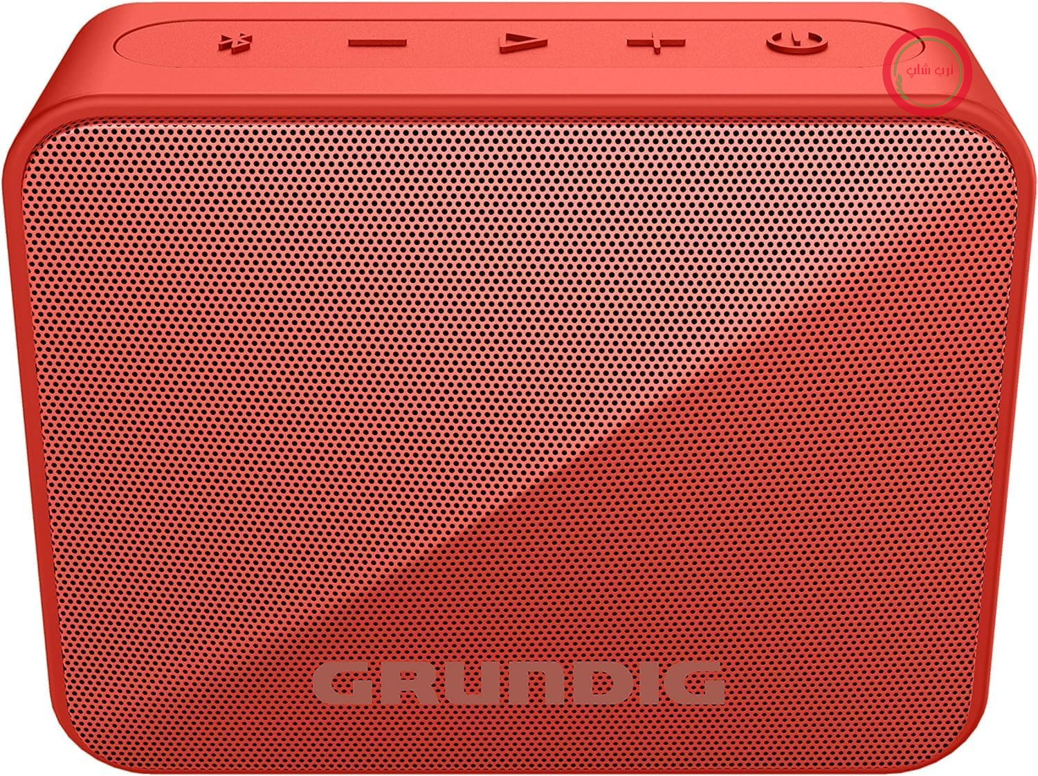 بلندگوی بلوتوث Grundig Solo+ قرمز، جعبه صدا، قدرت 3.5 وات RMS، برد 30 متر، بیش از 20 ساعت پخش، بلوتوث 5.3، بدنه ضد آب (IPX5)، مشکی