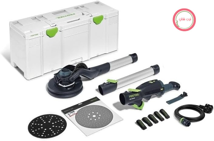 سنباده بلند Festool LHS 2 225 EQI-Plus مدل PLANEX 400 W 225 mm (575990) بدون جاروبک + لوازم جانبی + Systainer SYS3 XXL