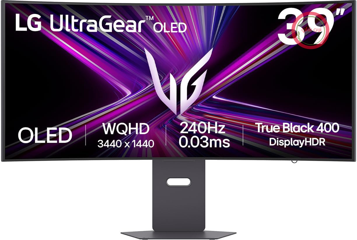 مانیتور گیمینگ ال‌جی LG Ultragear™ 39GX900A-B.AEU (39 Zoll) با نسبت تصویر 21:9 و انحنای 800R و وضوح تصویر UWQHD OLED، نرخ نوسازی 240 هرتز