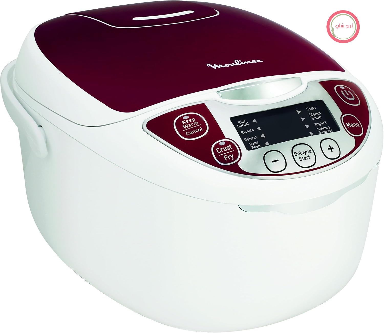 مولتی کوکر مولینکس فرانسه Moulinex مدل MK705111 – ظرفیت ۵ لیتر، ۱۲ برنامه پخت، رنگ قرمز