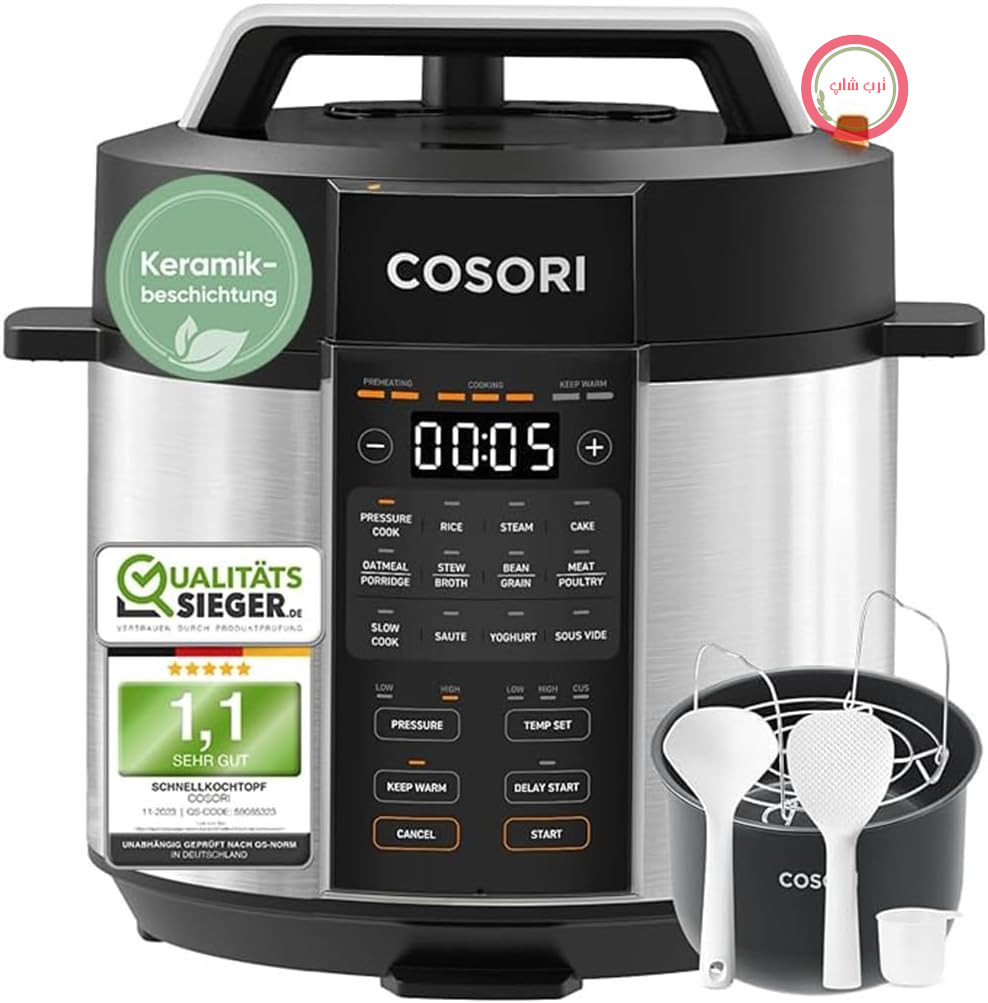 زودپز برقی کوسوری آمریکا Cosori CMC-CO601-SEU ظرفیت 5.7 لیتر 9 کاره