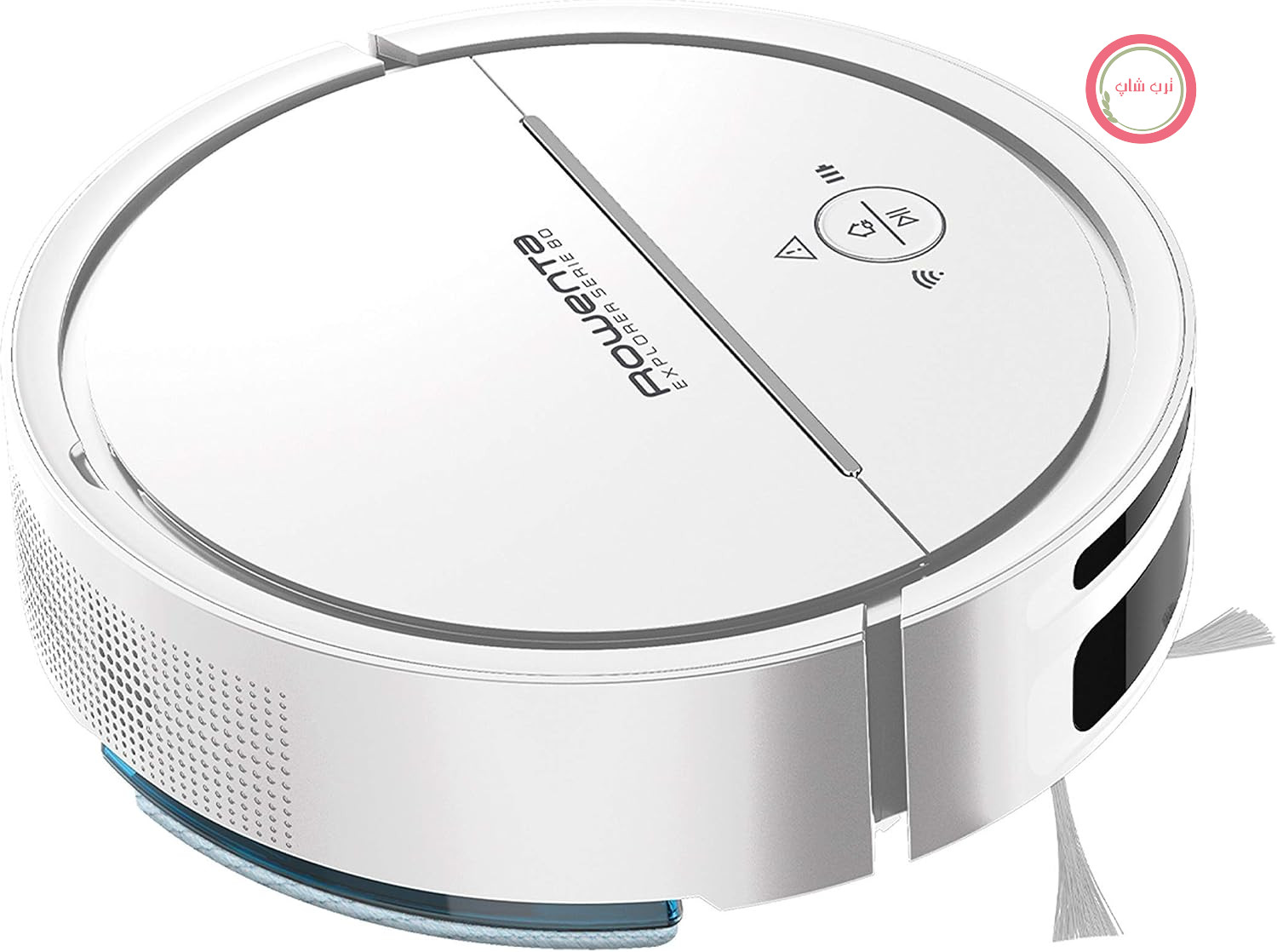 جارو رباتیک تی کش روونتا آلمان ROWENTA X-PLORER سری 80، کنترل با دقت بالا، تنظیمات شخصی‌سازی‌شده، تی‌کشی، فیلتر آلرژی HEPA، سازگار با گوشی‌های هوشمند و دستیارهای صوتی Wi-Fi، اپلیکیشن رایگان، RR7747WH