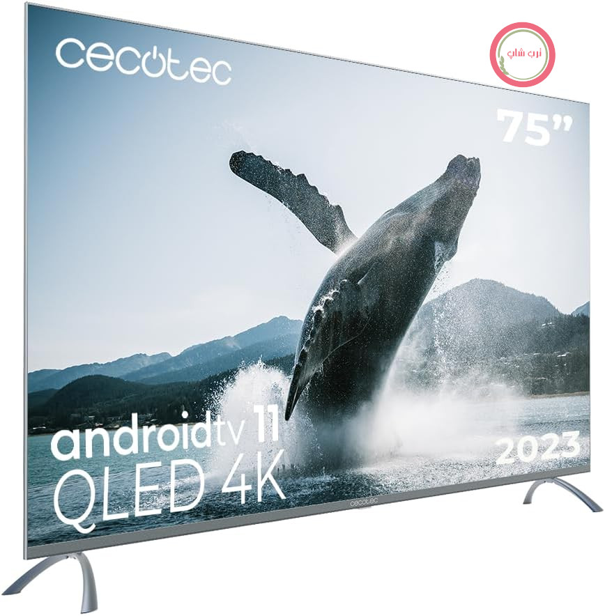 تلویزیون کیو ال ای دی 75 اینچ سکوتک اسپانیا Cecotec QLED سری V3+ مدل VQU30075+S بلوتوث، 120 هرتز