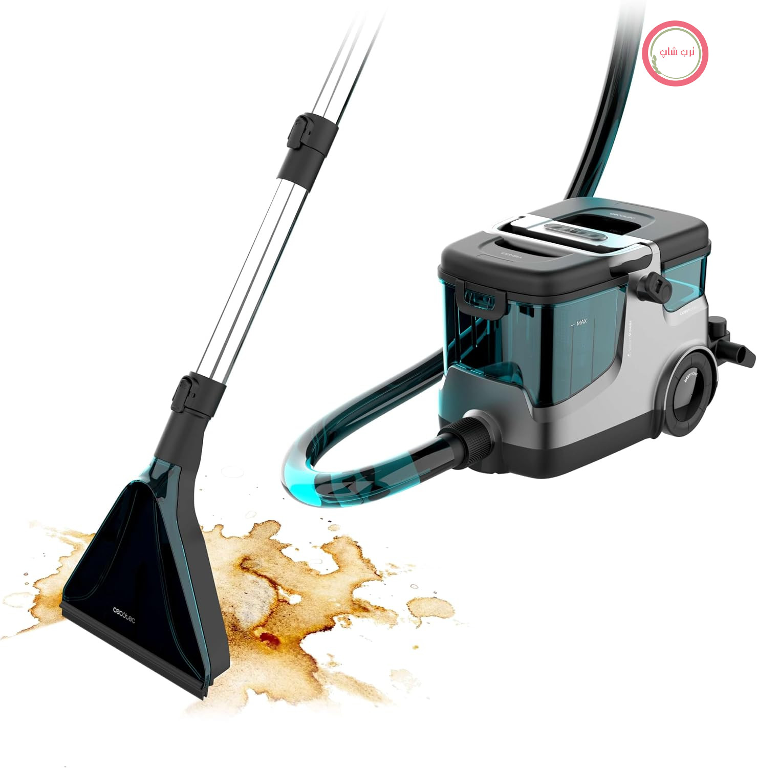 فرش شوی و مبل شوی سکوتک اسپانیا Cecotec Conga CarpetClean 30000، 2200 وات، قدرت مکش 18 کیلوپاسکال