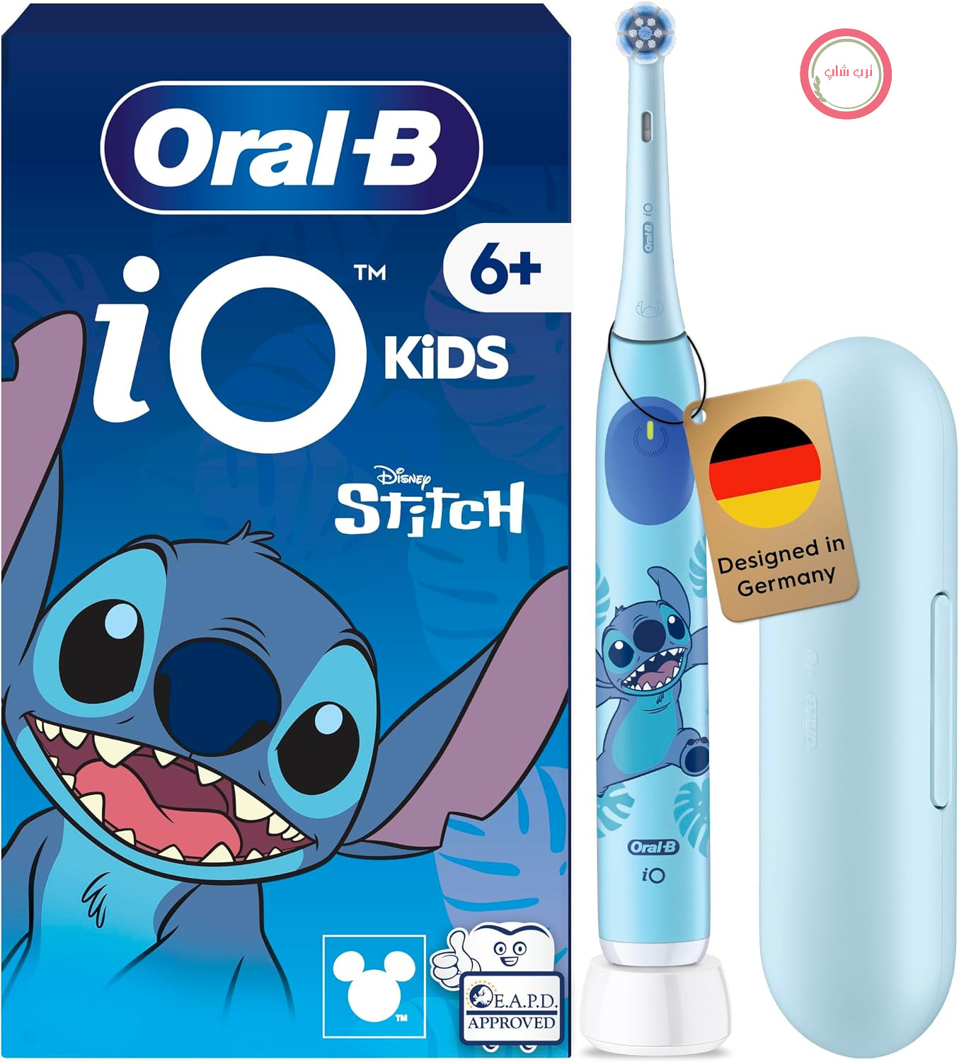 مسواک برقی اورال-بی مدل iO Kids 6+ Disney Stitch مخصوص کودکان، آبی