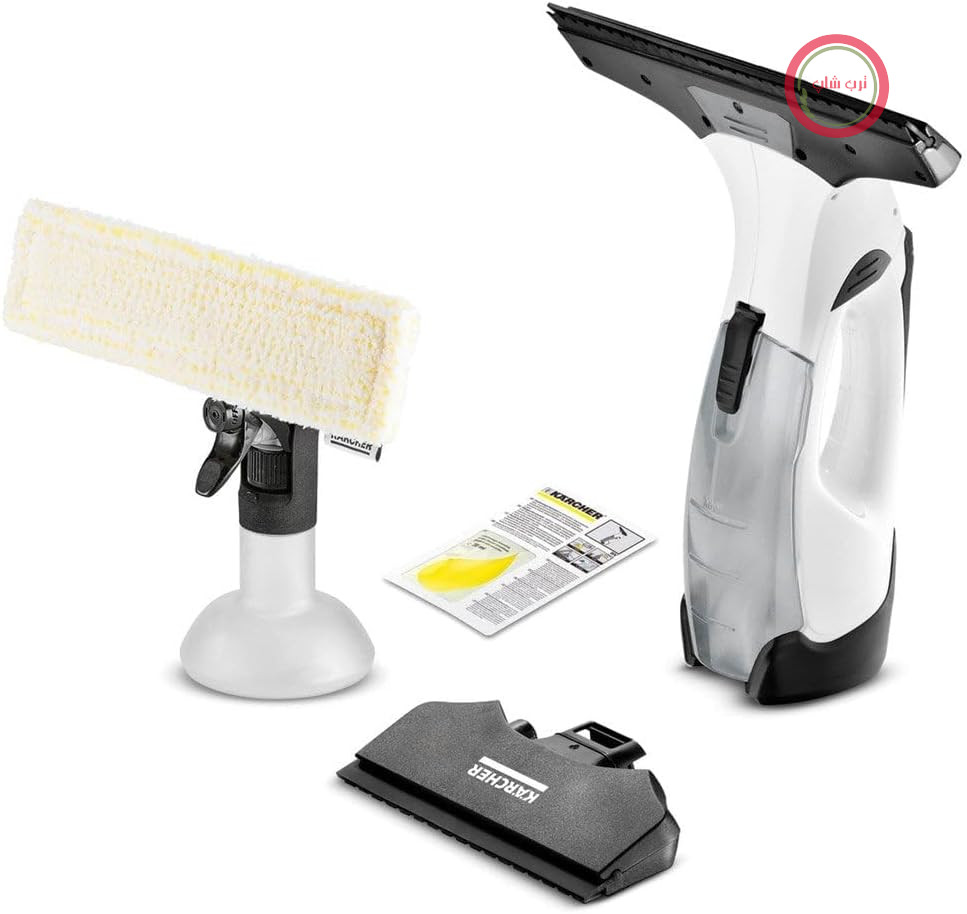 شیشه‌شوی کرشر آلمان Kärcher WV 5 Plus N، 2 نازل مکش و 35 دقیقه کارکرد
