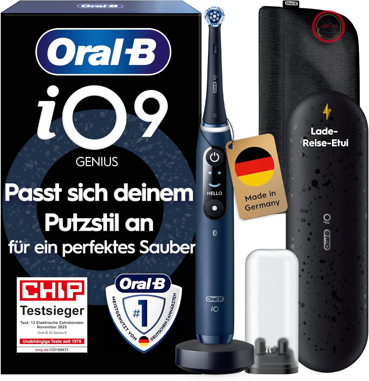 مسواک برقی Oral-B iO Series 9، آبی تیره