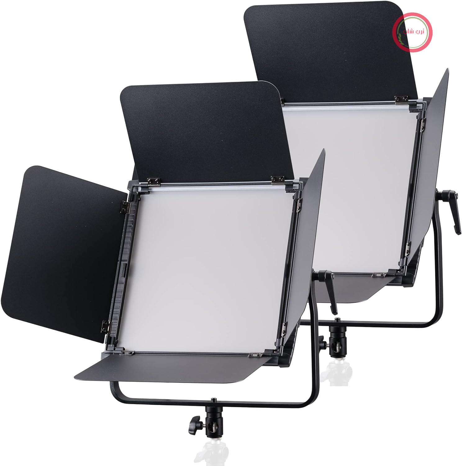 کیت دوتایی Bresser BR S100B PRO با ۲ پنل LED دو رنگ، هر کدام ۱۰۰ وات | ۲ پنل LED، هر کدام ۹۰۰۰ لومن، ۳۲۰۰ تا ۵۶۰۰ کلوین، CRI 95 پلاس، قابلیت تنظیم نور از ۱۰ تا ۱۰۰ درصد، DMX، کنترل از راه دور، کیف حمل