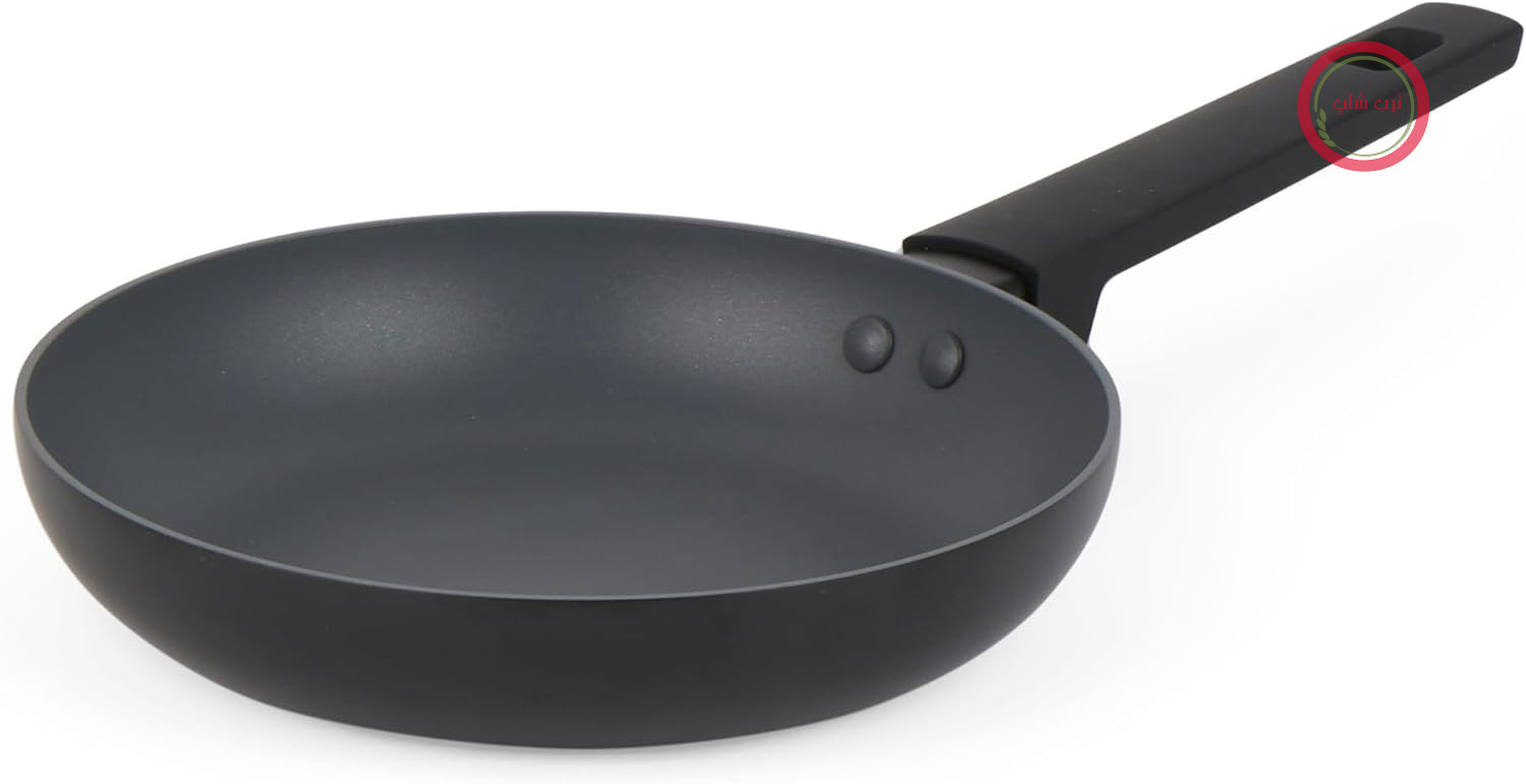 ماهیتابه راسل هابز مدل RH02836EU7 سایز 20 سانتی‌متر – روکش نچسب 10 برابر مقاوم‌تر، سطح پخت آسان برای تمیز کردن، مناسب برای استفاده در فرهای القایی/مناسب برای ظروف فلزی، دسته نرم و خنک، قابلیت جمع شدن در محافظ، بدون نیاز به روغن