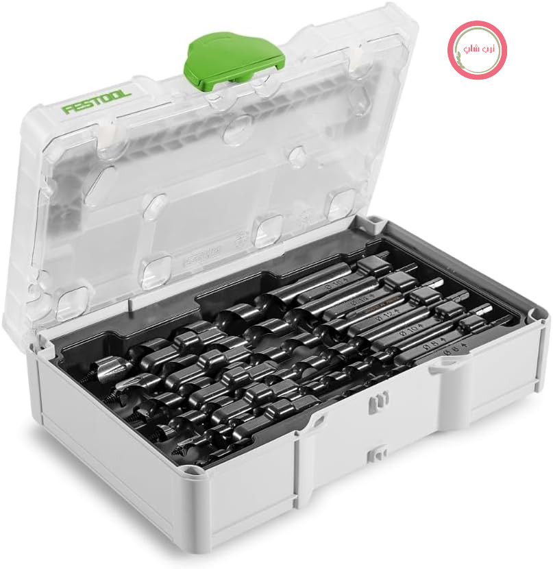 اسپیندل‌های برش Festool مدل SYS3 S 76-SB CE-SORT/6 در یک مینی Systainer³ | مجموعه لوازم جانبی با اتصال CENTROTEC، رزوه دقیق و محافظت در برابر خوردگی برای تعویض سریع ابزار در قفسه Systainer³
