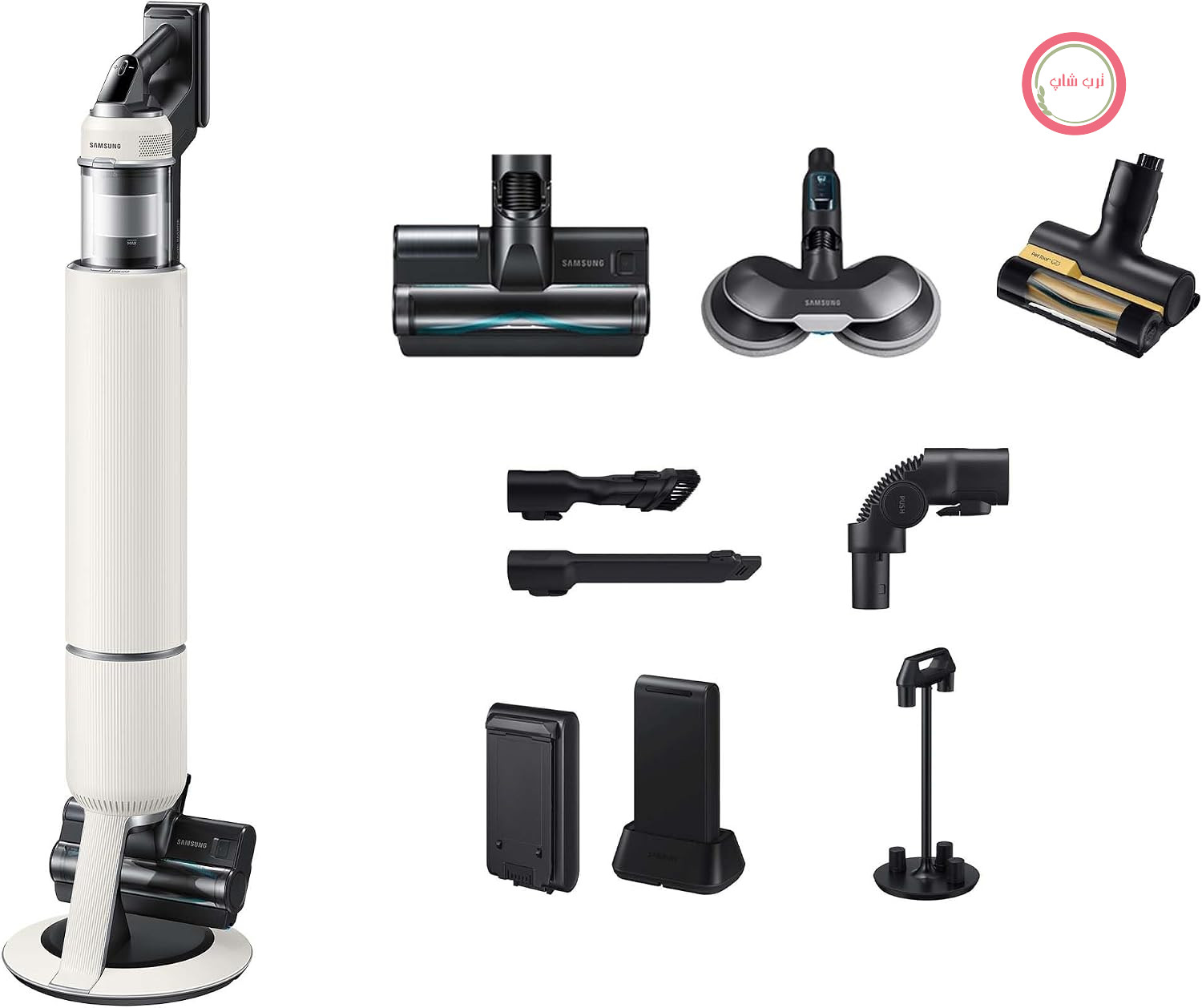 جارو شارژی سامسونگ Samsung مدل VS80F28EGS/WD Bespoke AI Jet Battery+ Wet&Clean