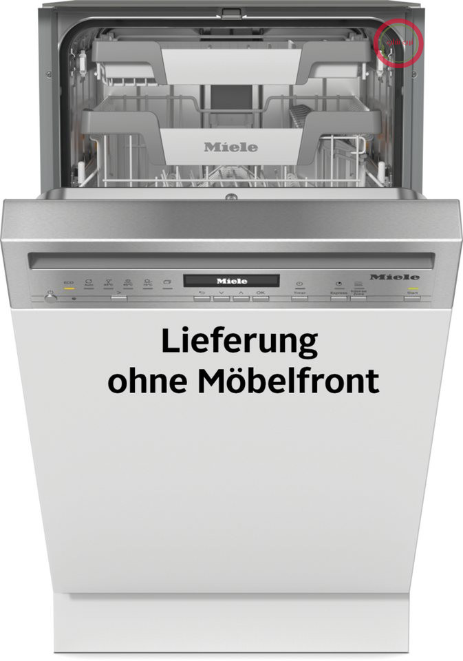 ماشین ظرفشویی نیمه یکپارچه Miele مدل G 5740 SCi SL، ظرفیت 9 نفره