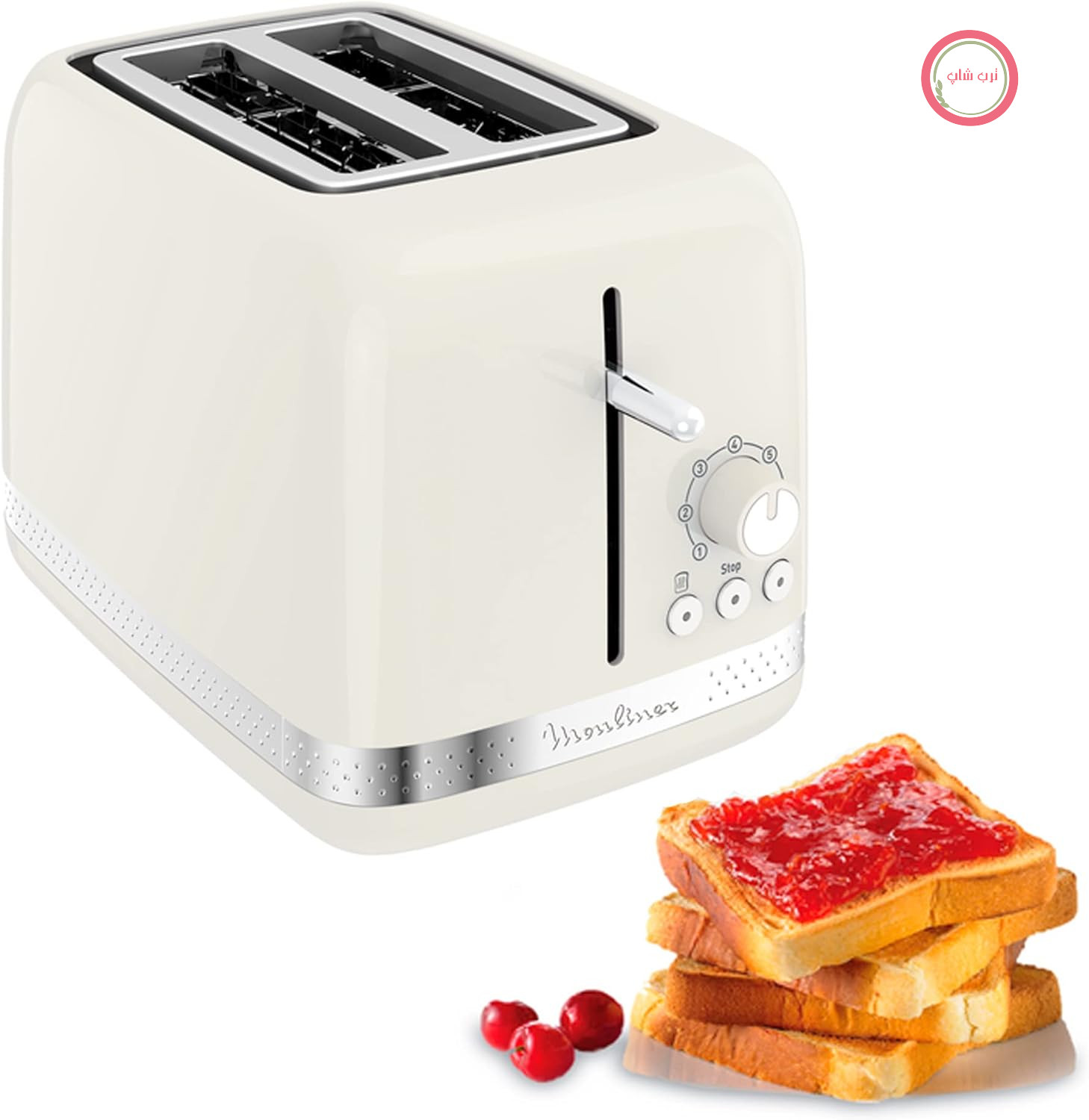 توستر مولینکس فرانسه Moulinex مدل LT300A10 Soleil رنگ عاجی