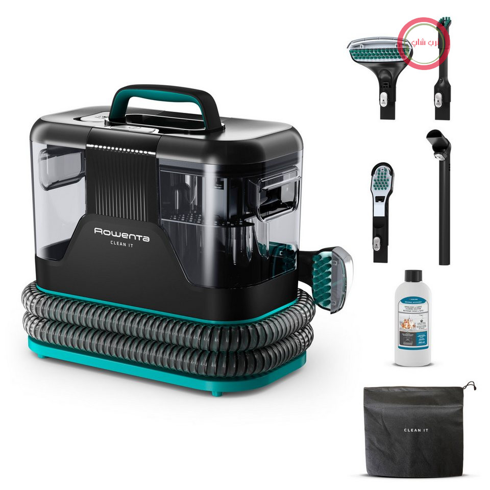 دستگاه قالیشویی Rowenta IN5020 Clean It، 750 وات، لکه‌بر قابل حمل، لکه‌ها را به سرعت و به طور موثر از بین می‌برد.