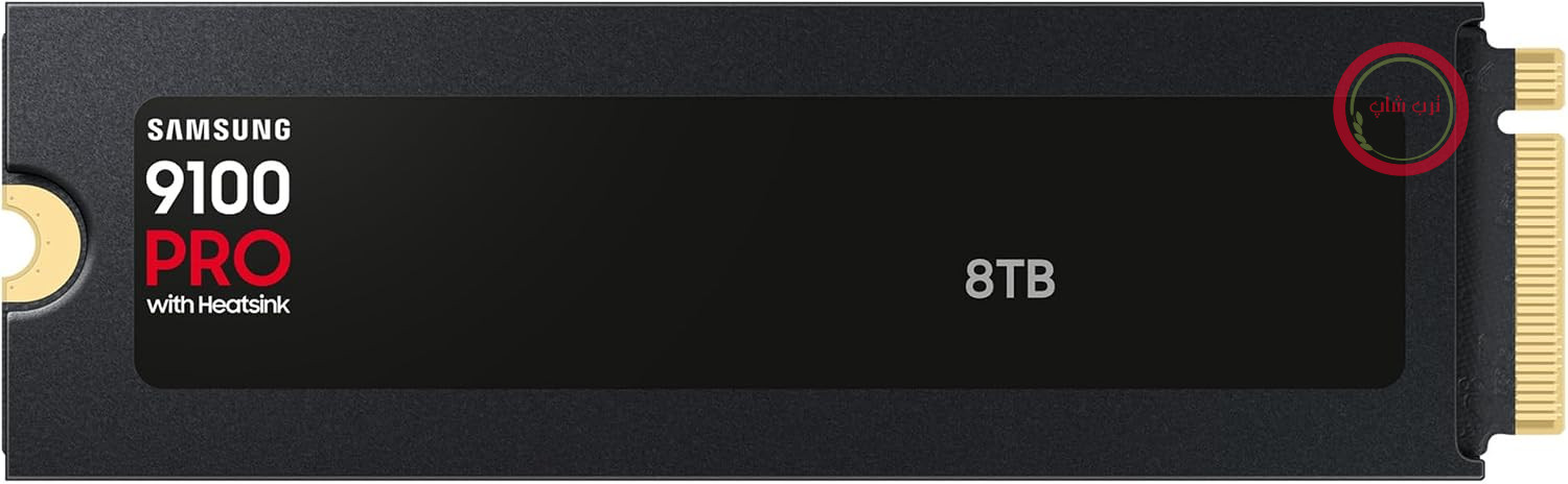 هارد SSD سامسونگ 9100 PRO هیت سینک NVMe M.2، 8 ترابایت، PCIe 5.0، سرعت خواندن 14800 مگابایت بر ثانیه، سرعت نوشتن 13400 مگابایت بر ثانیه، SSD داخلی برای بازی با کامپیوتر و کنسول و ویرایش ویدیو، مشکی، MZ-VAP8T0CW