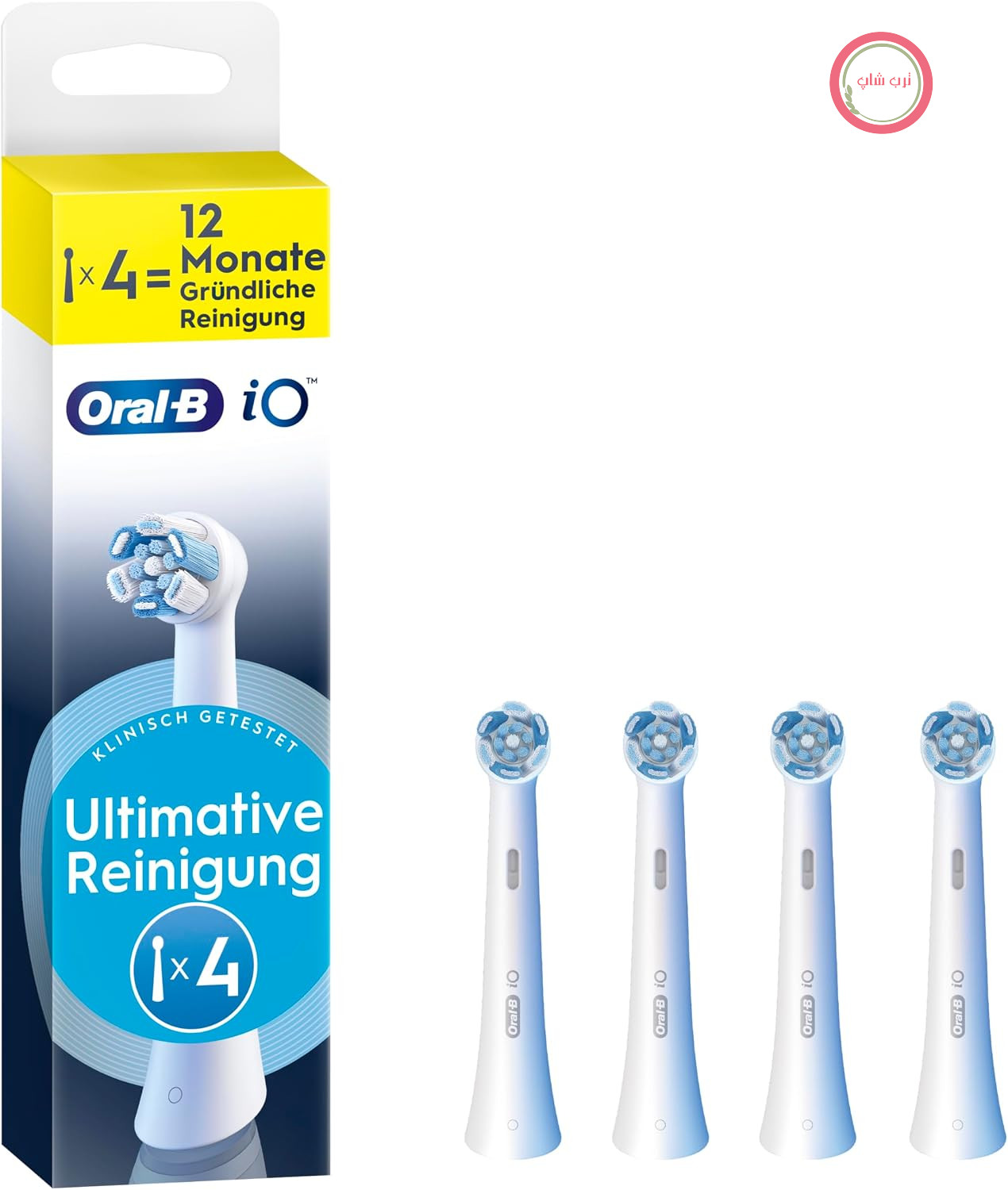 سری‌های مسواک جایگزین اورال بی Oral-B iO Ultimate Clean، سفید، بسته ۴ عددی