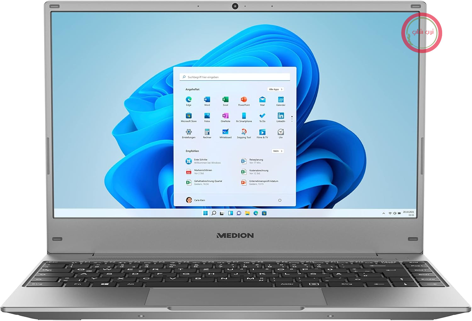 لپ‌تاپ ۱۳.۳ اینچ مدیون آلمان MEDION E13203 فول اچ‌دی با Pentium N5030، رم 4GB و SSD 128GB