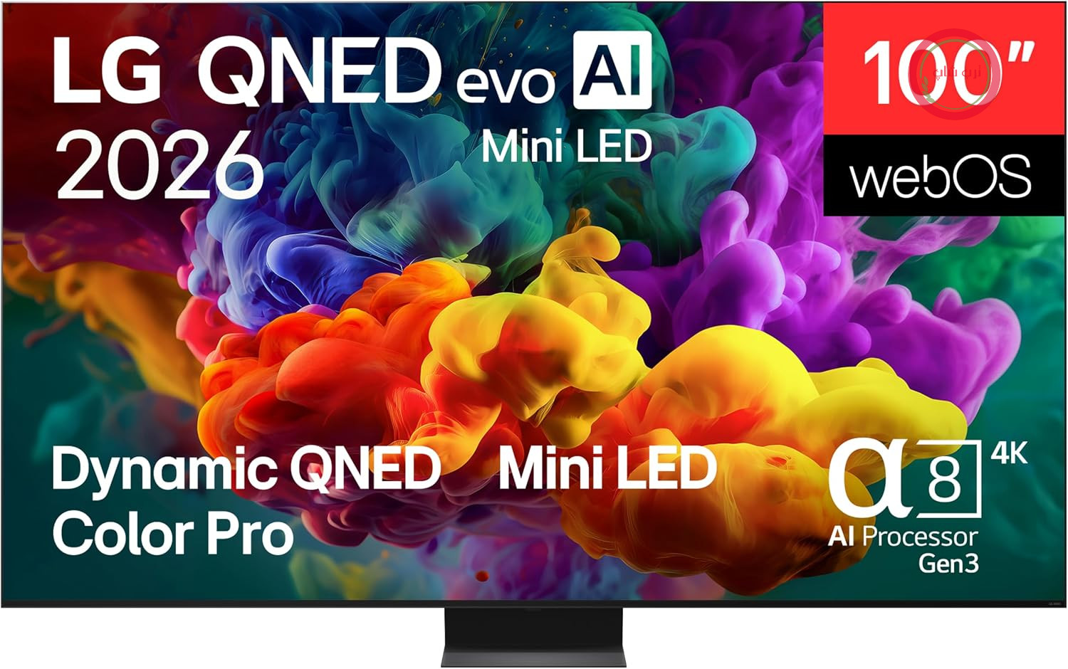 تلویزیون هوشمند LG 100QNED87B6 100 Zoll (254 سانتی متر) 4K UHD MiniLED QNED AI