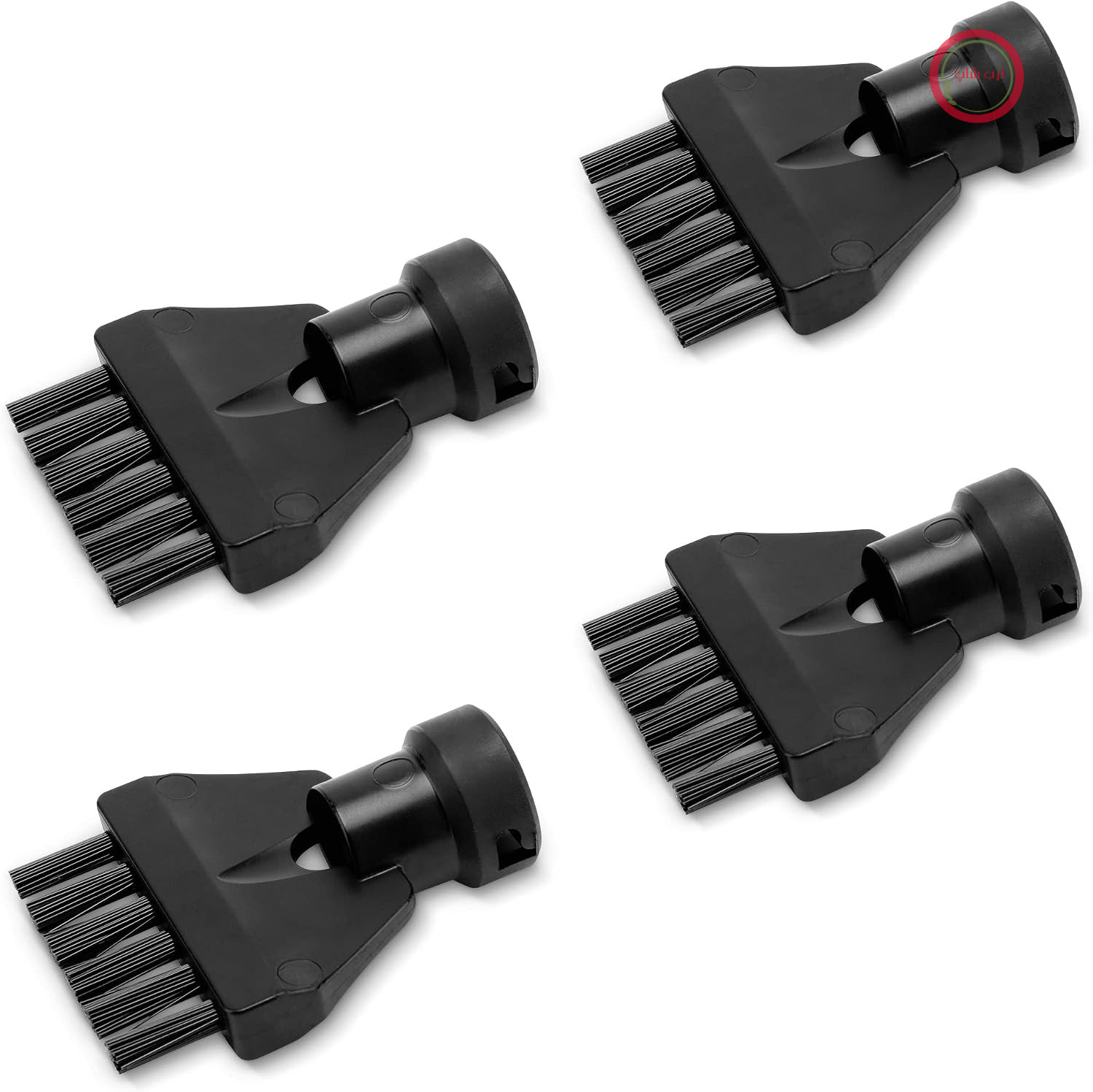 مجموعه برس دوغاب اصلی Kärcher با 4 برس، برای همه بخارشوی‌های Kärcher SC EasyFix و Deluxe، مشکی