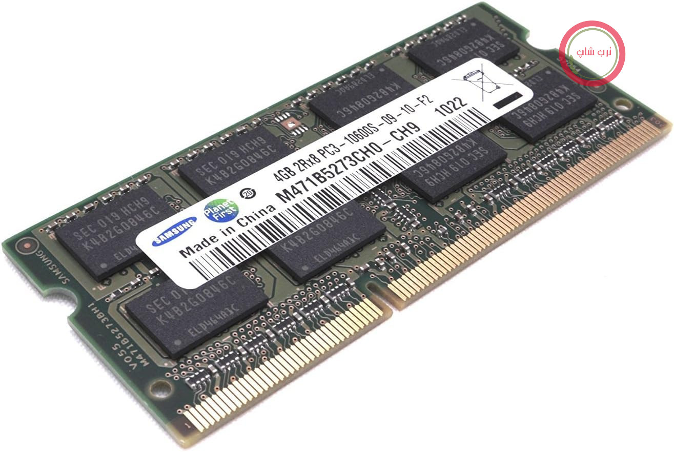ماژول حافظه SODIMM بدون بافر سامسونگ 4 گیگابایت DDR3 1333 مگاهرتز (4 گیگابایت، 1 عدد 4 گیگابایت، DDR3، 1333 مگاهرتز، SO-DIMM 204 پین)