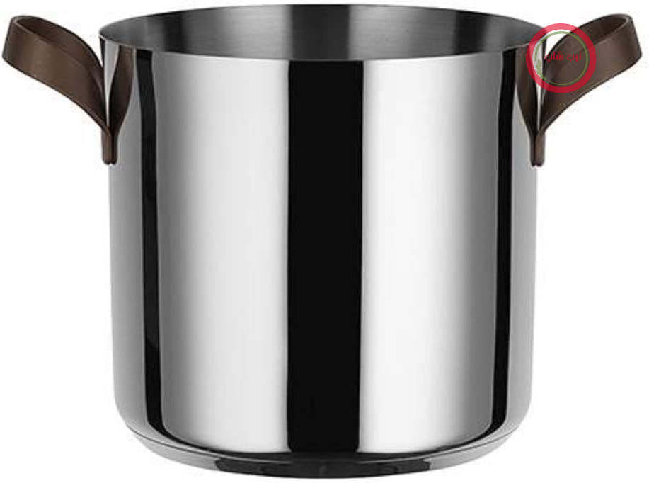 قابلمه سوپ ادو Alessi PU100/20 با دو دسته، استیل ضد زنگ، استیل، قهوه‌ای