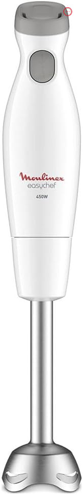 گوشت‌کوب برقی مولینکس فرانسه Moulinex مدل EasyChef DD4511 – قدرت ۴۵۰ وات، دو سرعته، تیغه Zelkrom