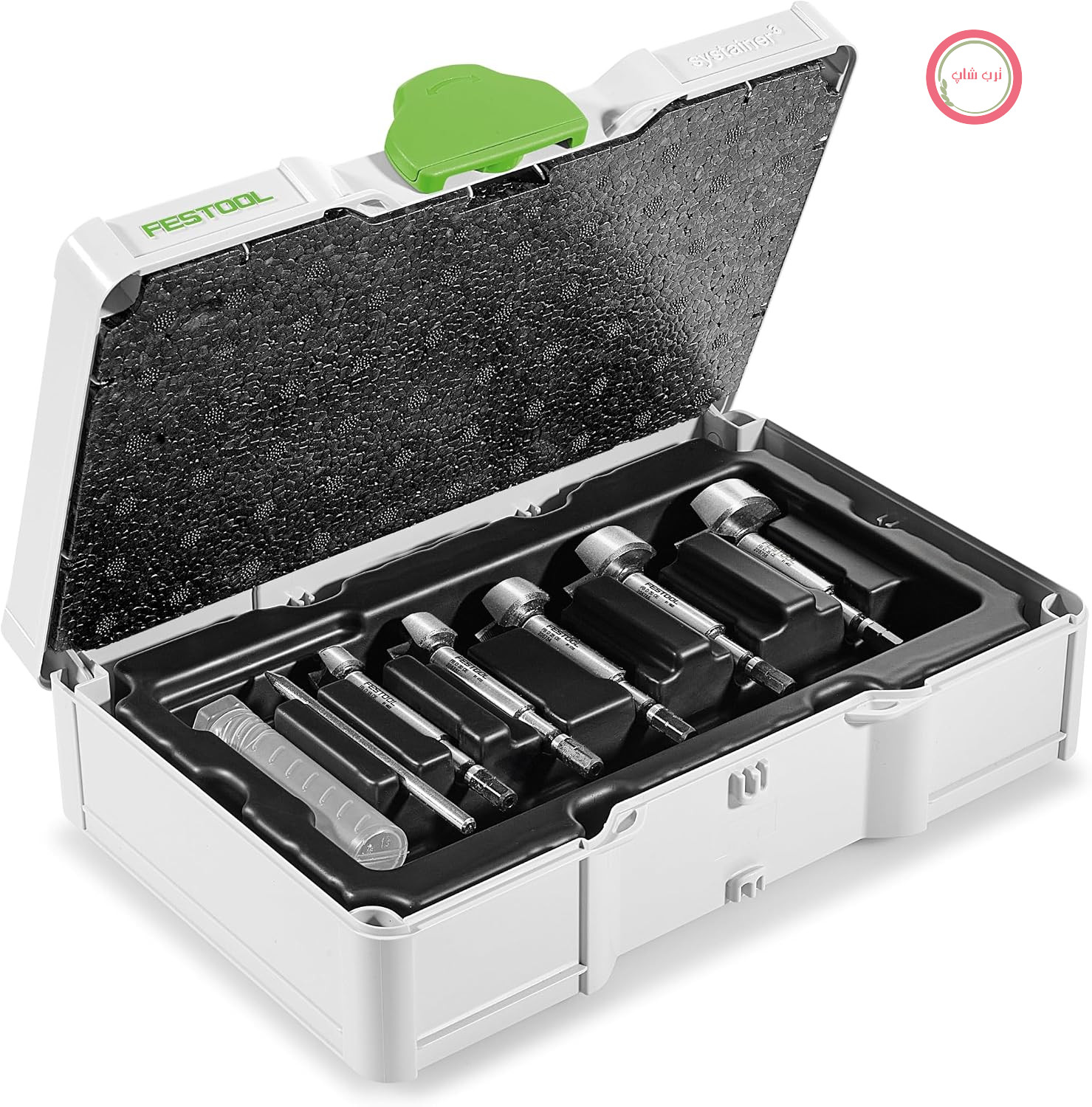 مجموعه مته Festool Forstner SYS3 S 76 - 5 تکه، قطر 15-35 میلی‌متر | مجموعه مته چوب Systainer S - سازگار با سه نظام‌ها و مته‌گوشتی‌های CENTROTEC