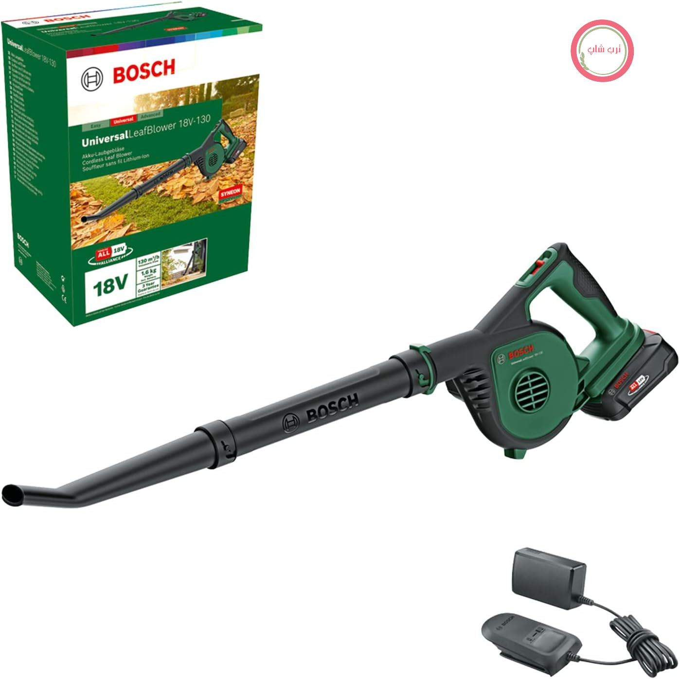 بلوور دمنده برگ بی‌سیم بوش مدل UniversalLeafBlower 18V - 130