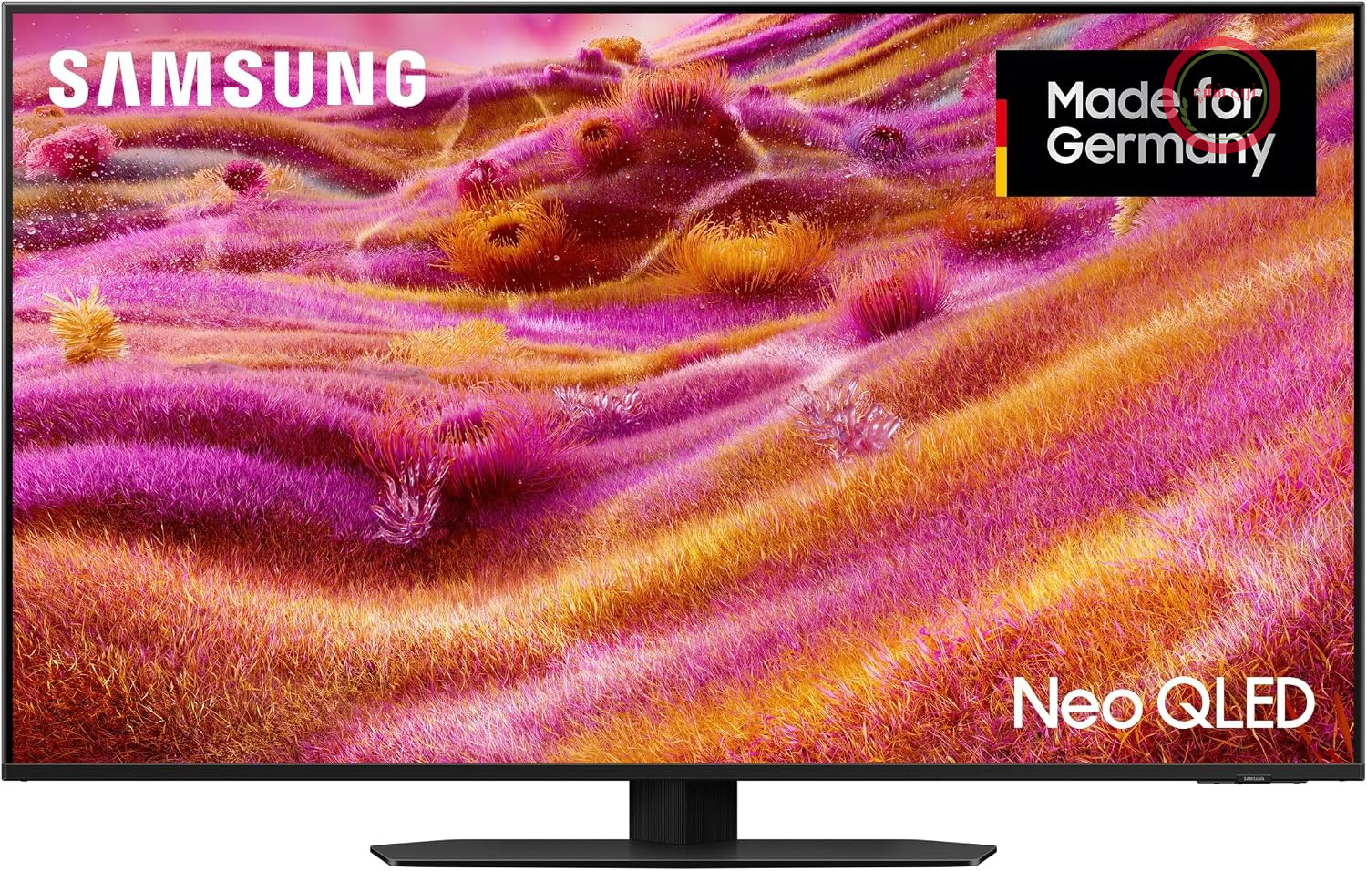 تلویزیون مینی LED سامسونگ Neo QLED 4K QN90F با اندازه ۴۳ اینچ (۱۰۸ سانتی‌متر)، پوشش ضد انعکاس، پردازنده NQ4 AI Gen3، Neo Quantum HDR، ارتقاء کیفیت تصویر ۴K Pro، Dolby Atmos، Knox Security، تلویزیون هوشمند Samsung Vision AI