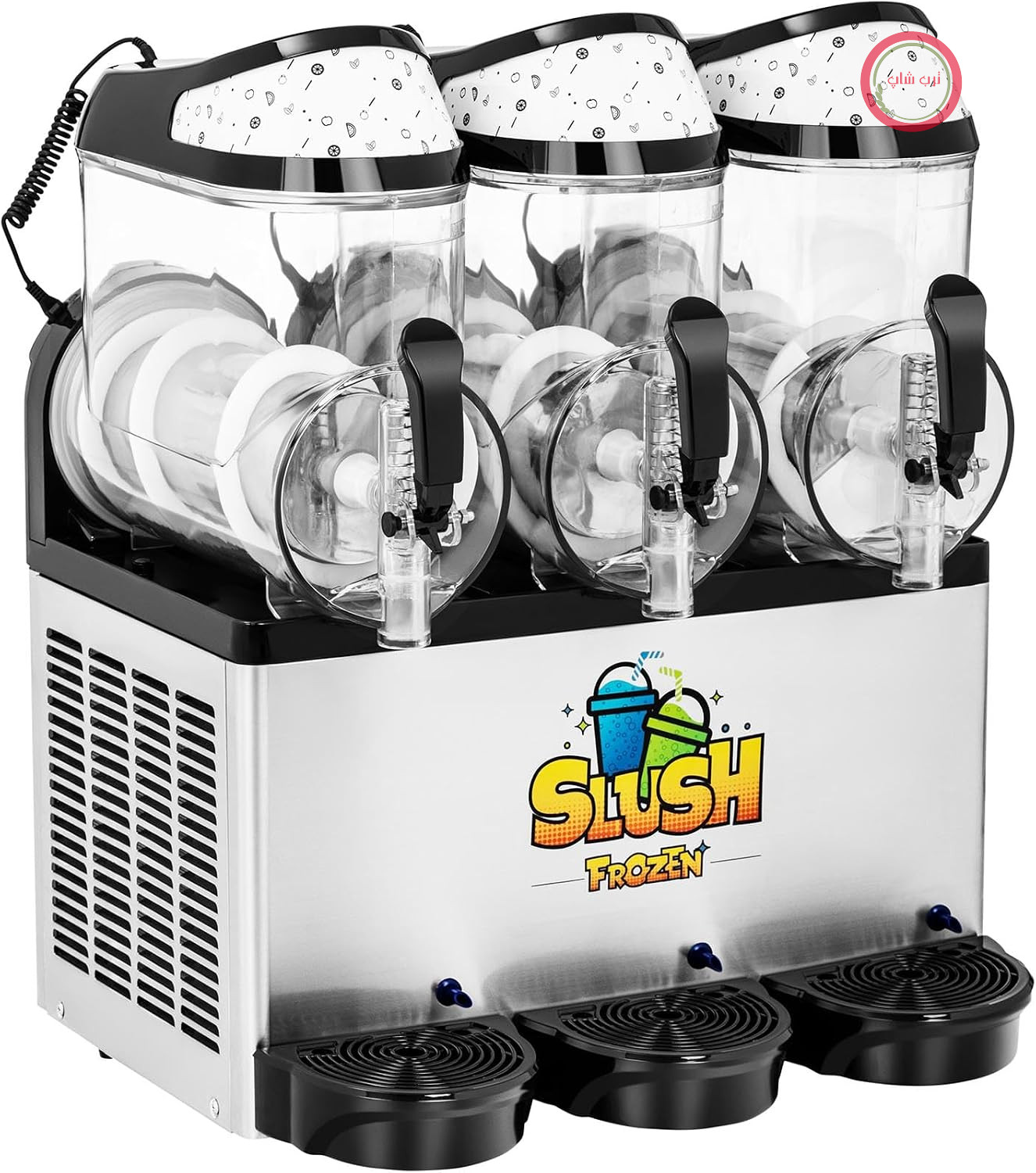دستگاه یخ در بهشت ساز رویال کترینگ آلمان Royal Catering مدل RCSL 3/10، 3 عدد یخ ساز رومیزی 12 لیتری LED با توان 800 وات و حالت شب، یخ ساز رومیزی