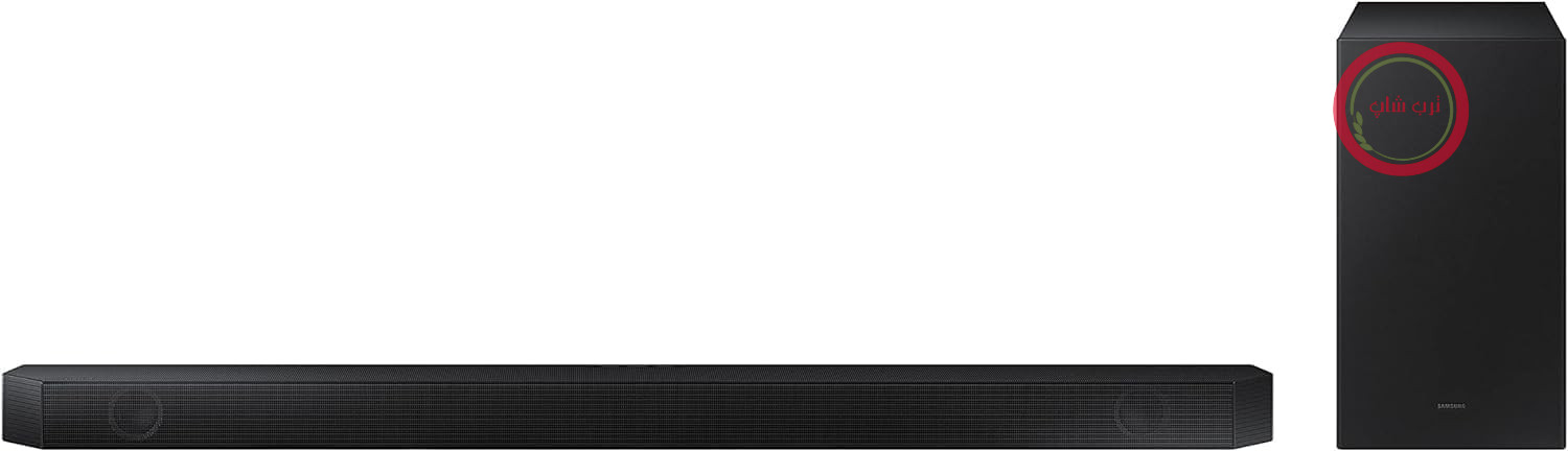 ساندبار سامسونگ Samsung مدل Q-Soundbar سامسونگ HW-Q64B 3.1 کاناله (مدل آلمانی)، Dolby Atmos 3.1 و DTS Virtual:X، Q-Symphony، Adaptive Sound Lite [2022]، مشکی