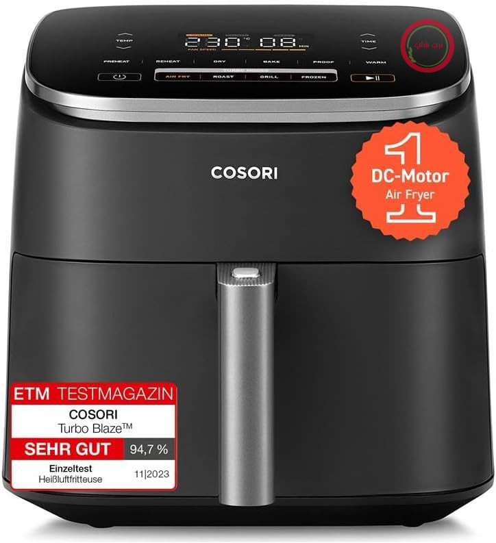 سرخ‌کن بدون روغن کوسوری آمریکا Cosori CAF-DC601-KEU ظرفیت 6 لیتر 9 کاره