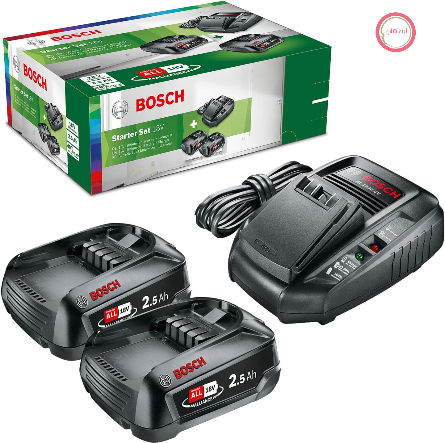 شارژر و باطری بوش آلمان ۱۸ ولت Bosch