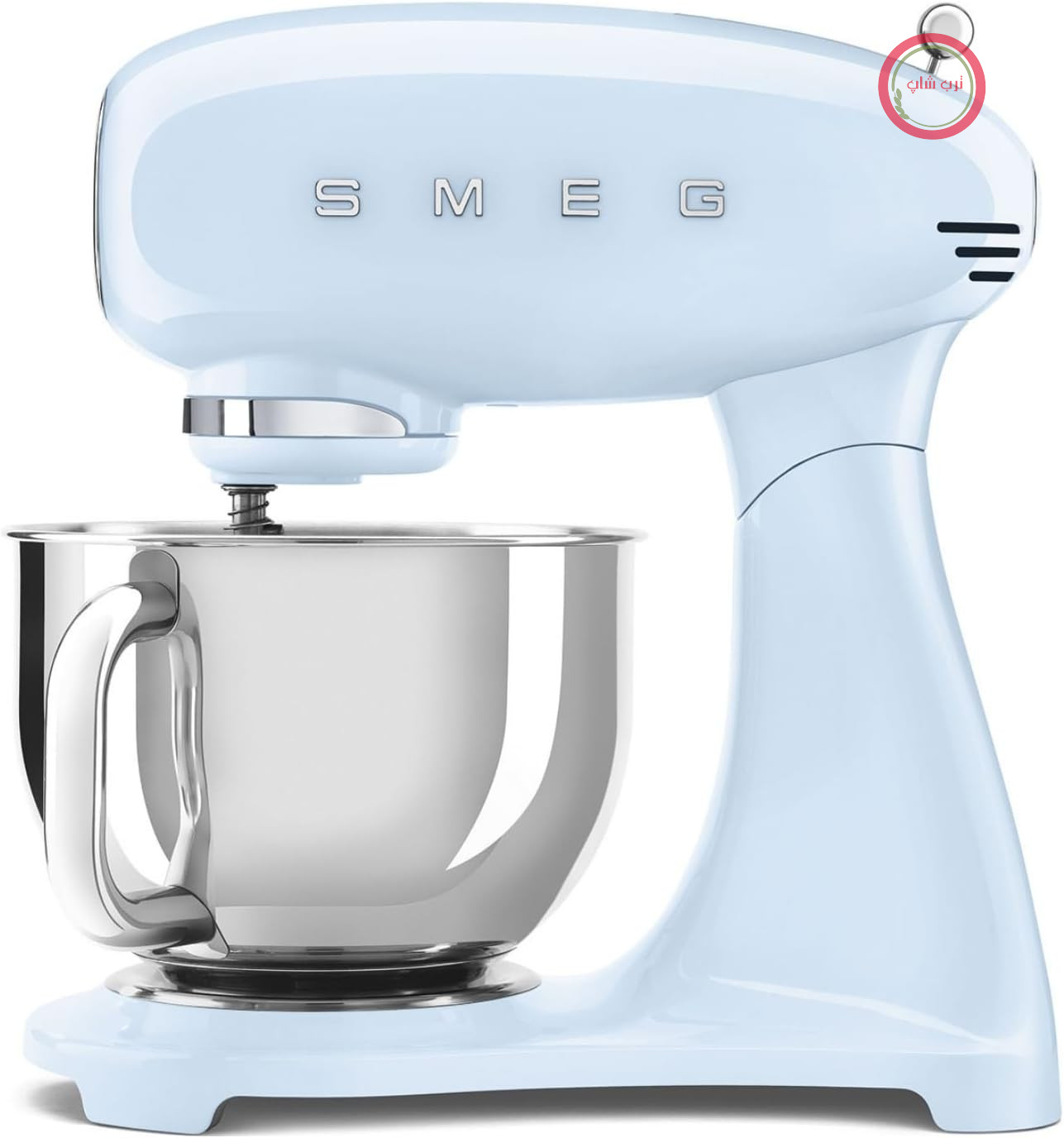 غذاساز ماشین آشپزخانه اسمگ ایتالیا Smeg مدل SMF03PBEU تمام آبی پاستلی ۸۰۰ وات